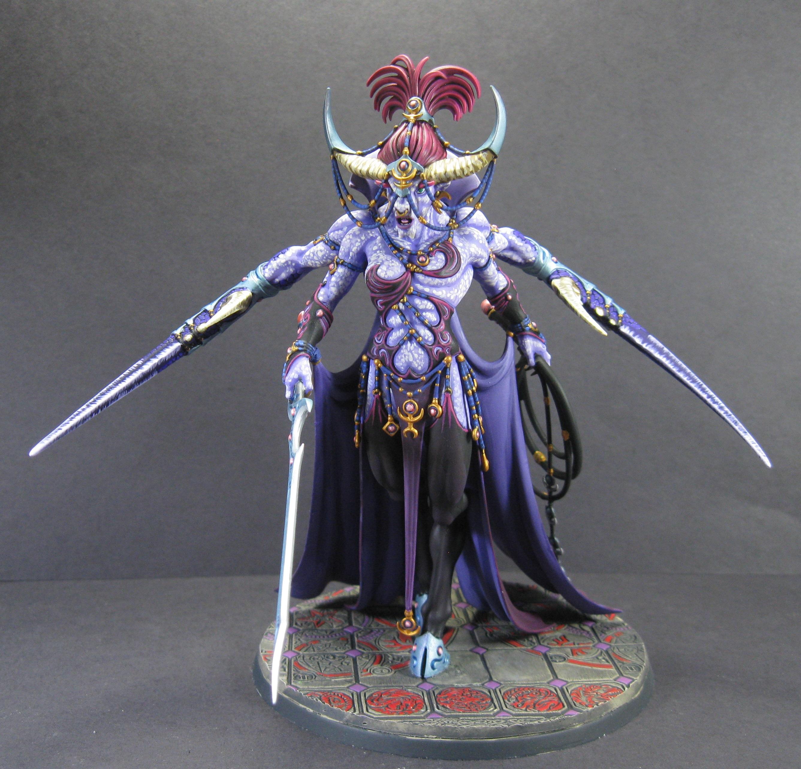 Age Or Sigmar, Carrero Arts, Chaos 40k, Daemons Of Chaos, Daemons Of Slaanesh, Hedonites Of Slaanesh, Painted Miniatures, Painted Warhammer, Slaanesh, Warhammer 40,000, Warhammer Aos, Warhammer Chaos, Warhammer Fantasy