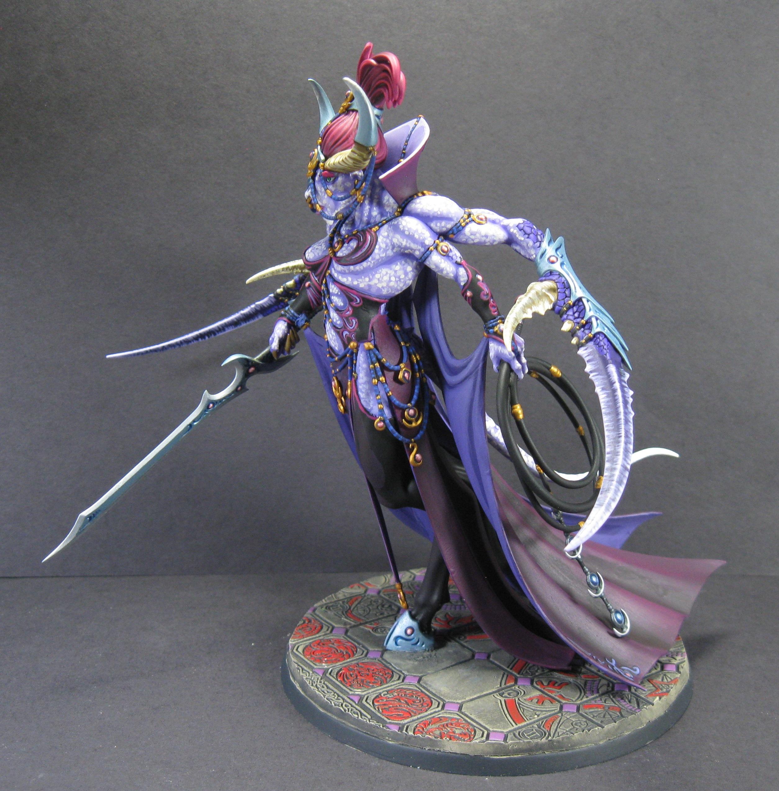 Age Or Sigmar, Carrero Arts, Chaos 40k, Daemons Of Chaos, Daemons Of Slaanesh, Hedonites Of Slaanesh, Painted Miniatures, Painted Warhammer, Slaanesh, Warhammer 40,000, Warhammer Aos, Warhammer Chaos, Warhammer Fantasy