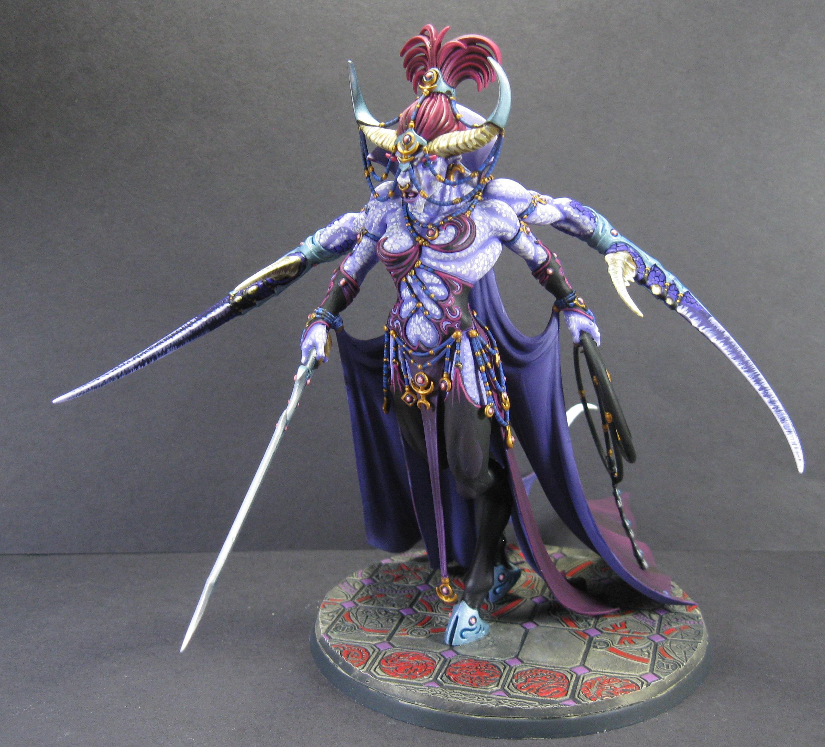 Age Or Sigmar, Carrero Arts, Chaos 40k, Daemons Of Chaos, Daemons Of Slaanesh, Hedonites Of Slaanesh, Painted Miniatures, Painted Warhammer, Slaanesh, Warhammer 40,000, Warhammer Aos, Warhammer Chaos, Warhammer Fantasy