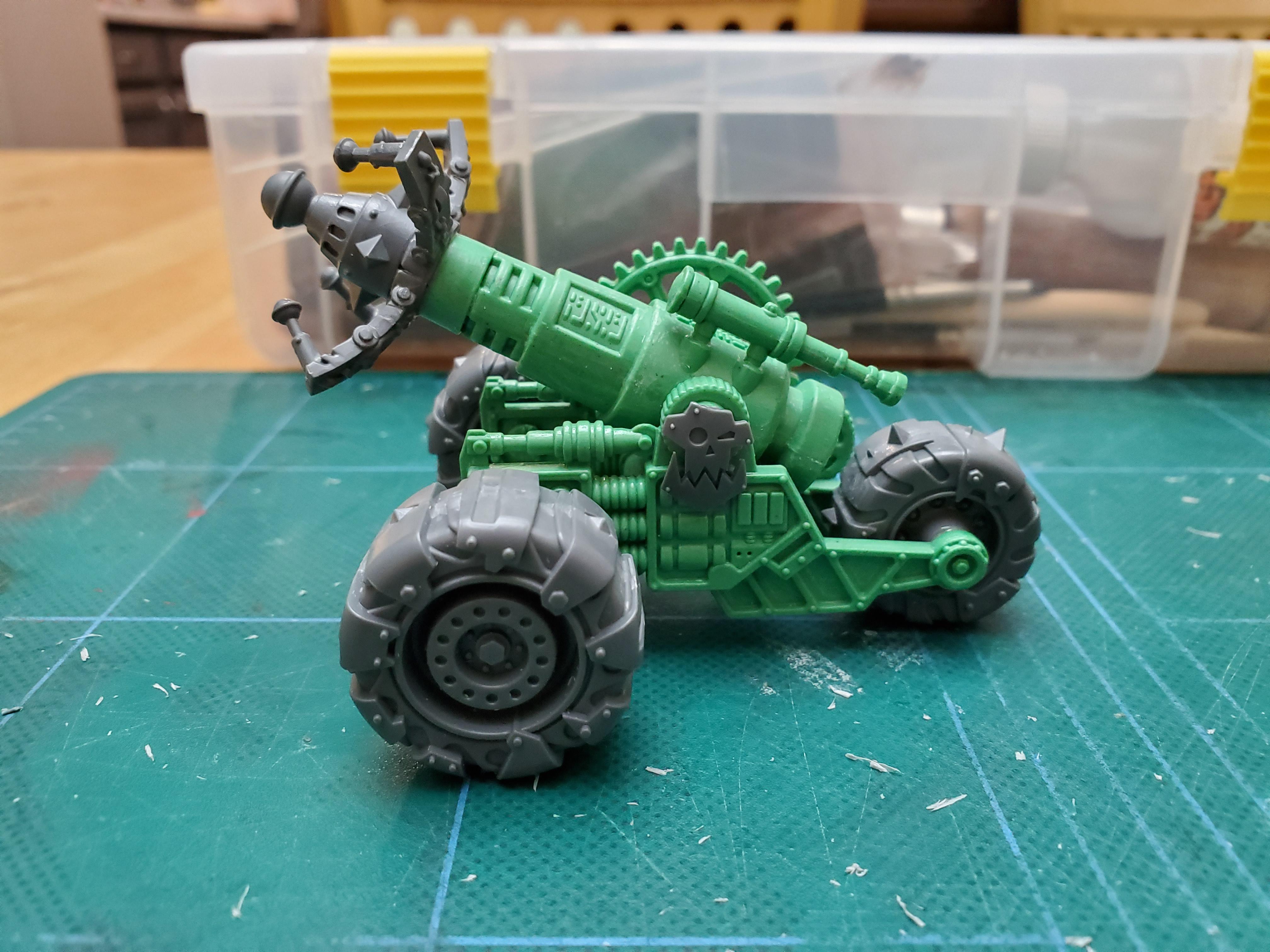 Looted, Orks, Looted Mek Gunz WIP