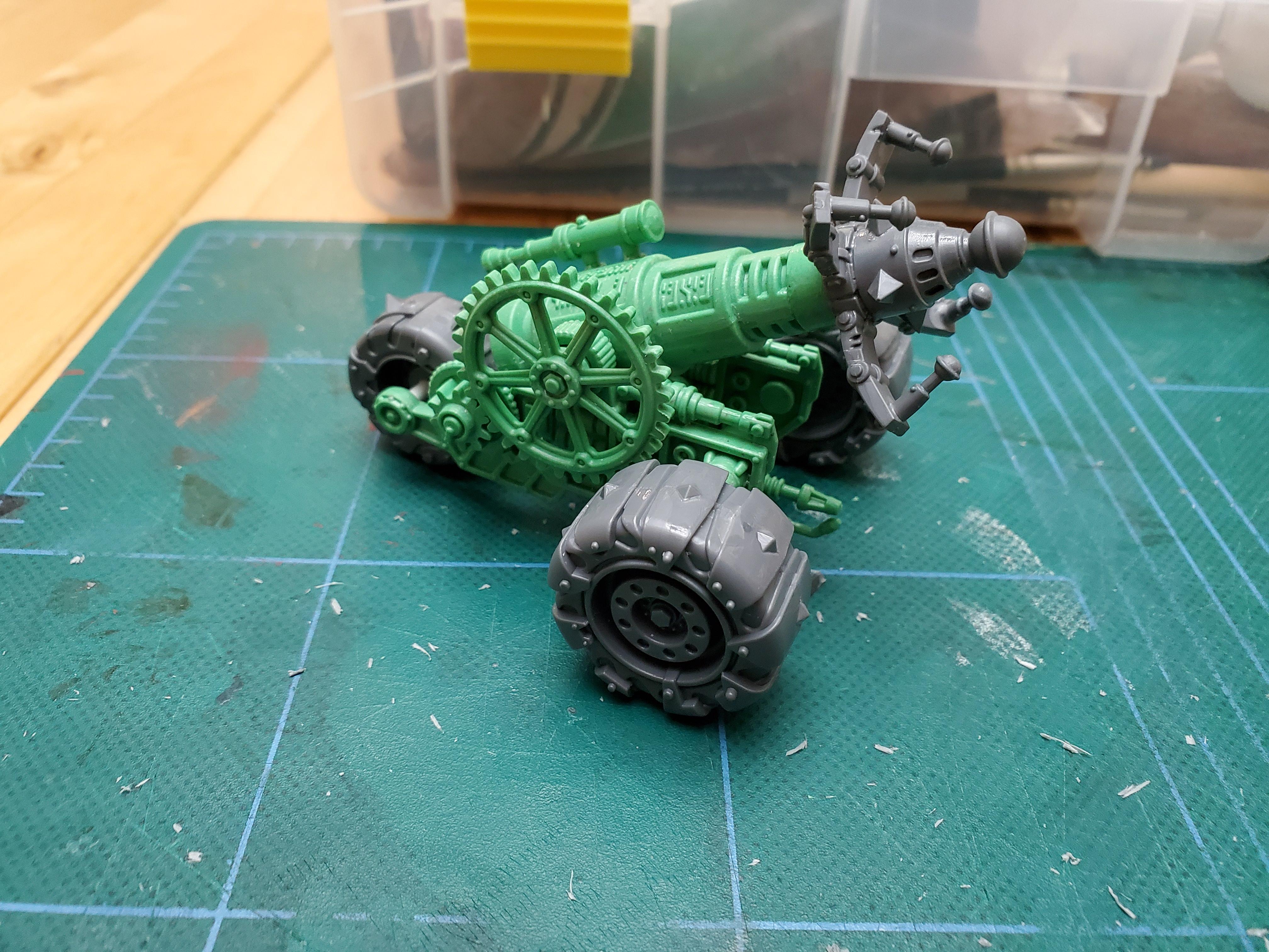 Looted, Orks, Looted Mek Gunz WIP