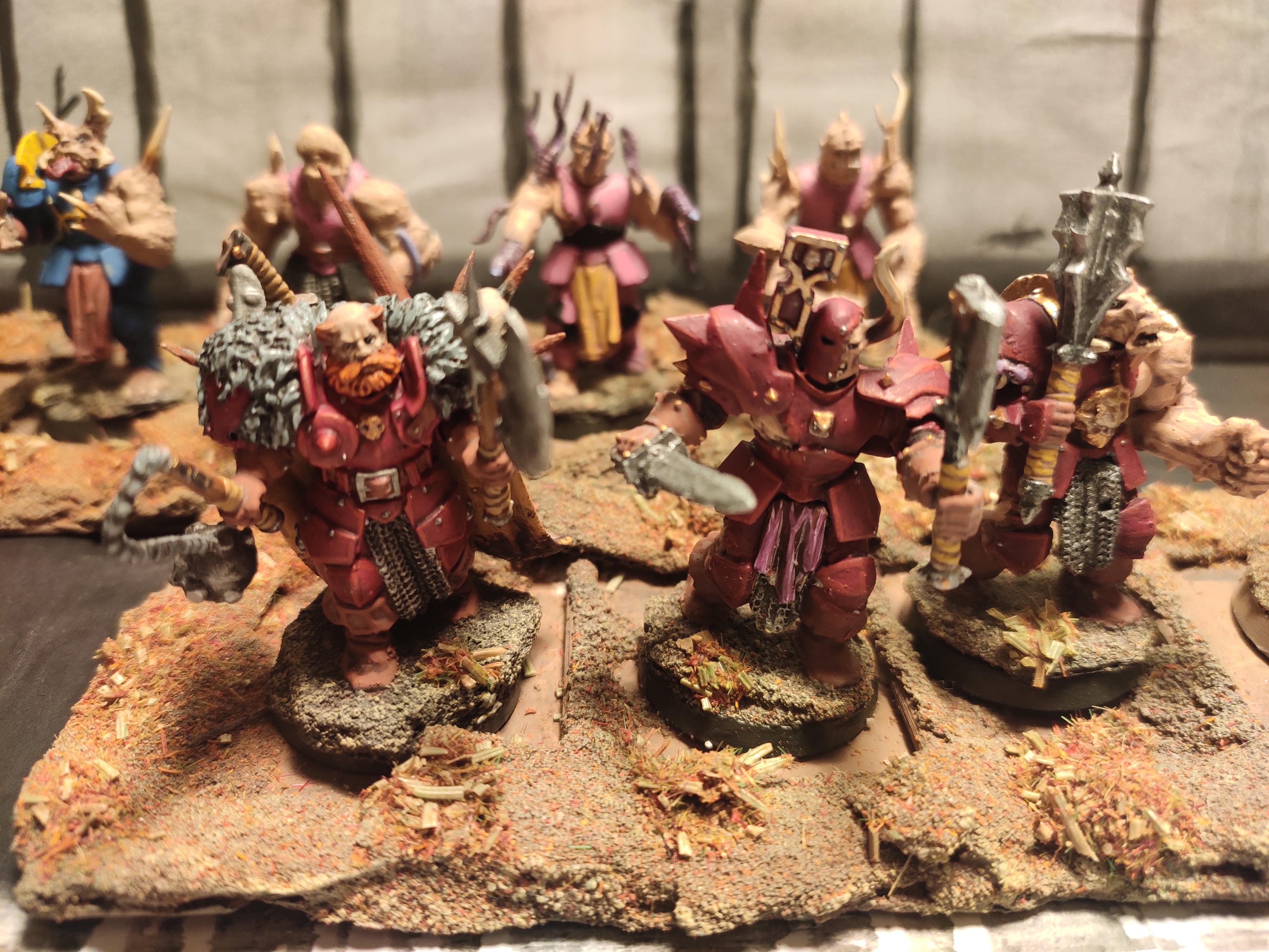 Age Of Sigmar, Axe, Barbarian, Blood For The Blood God, Chaos, Conversion, Flail, Forsaken, Infantry, Khorne, Mace, Mutation, Norsca, Regiment, Skulls For Skull Throne, Slaves To Darkness, Sword, Warband, Warhammer Fantasy, Warriors