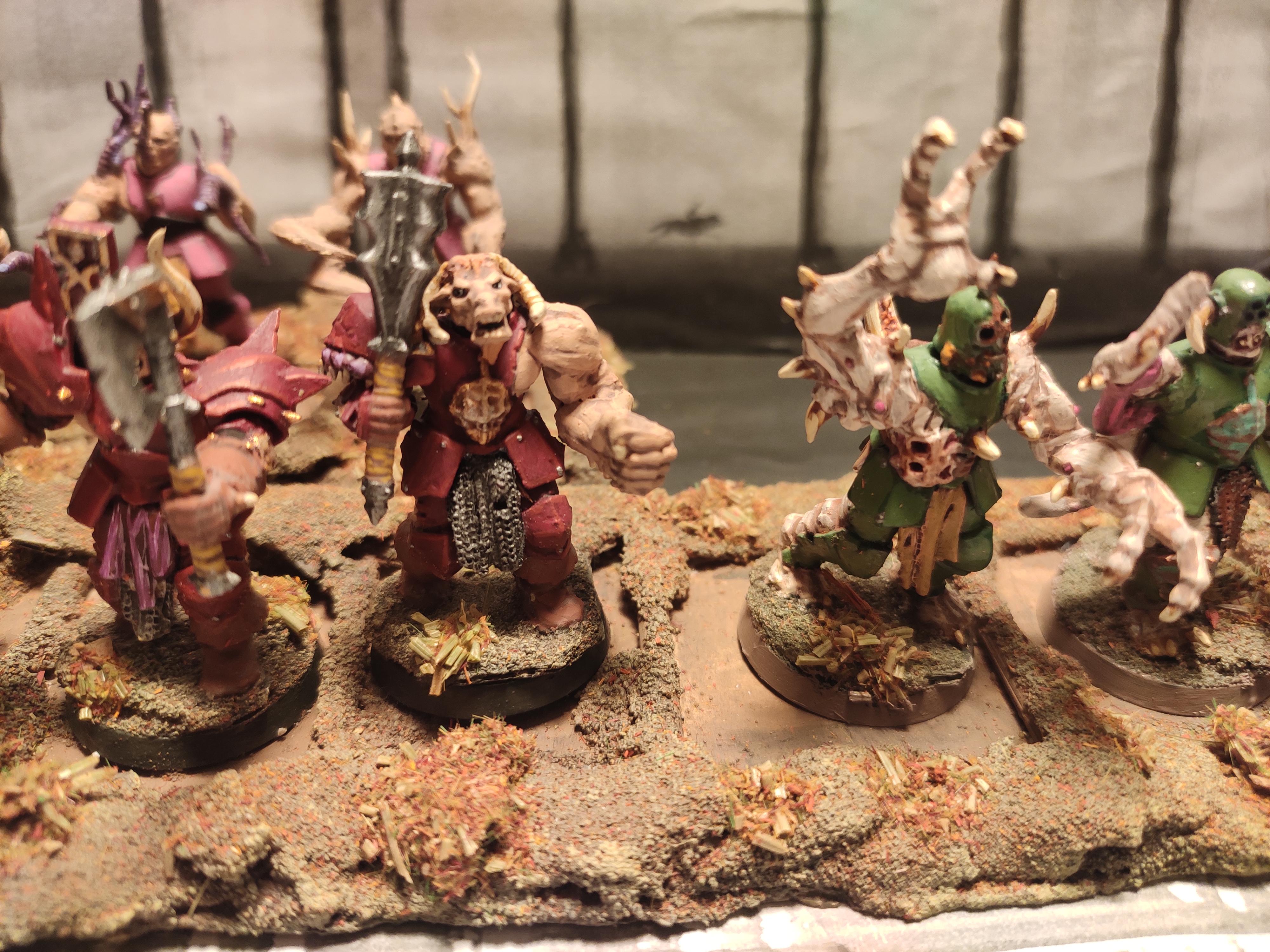 Age Of Sigmar, Axe, Barbarian, Chaos, Conversion, Forsaken, Infantry, Khorne, Mace, Mutation, Norsca, Nurgle, Regiment, Slaves To Darkness, Warband, Warhammer Fantasy, Warriors