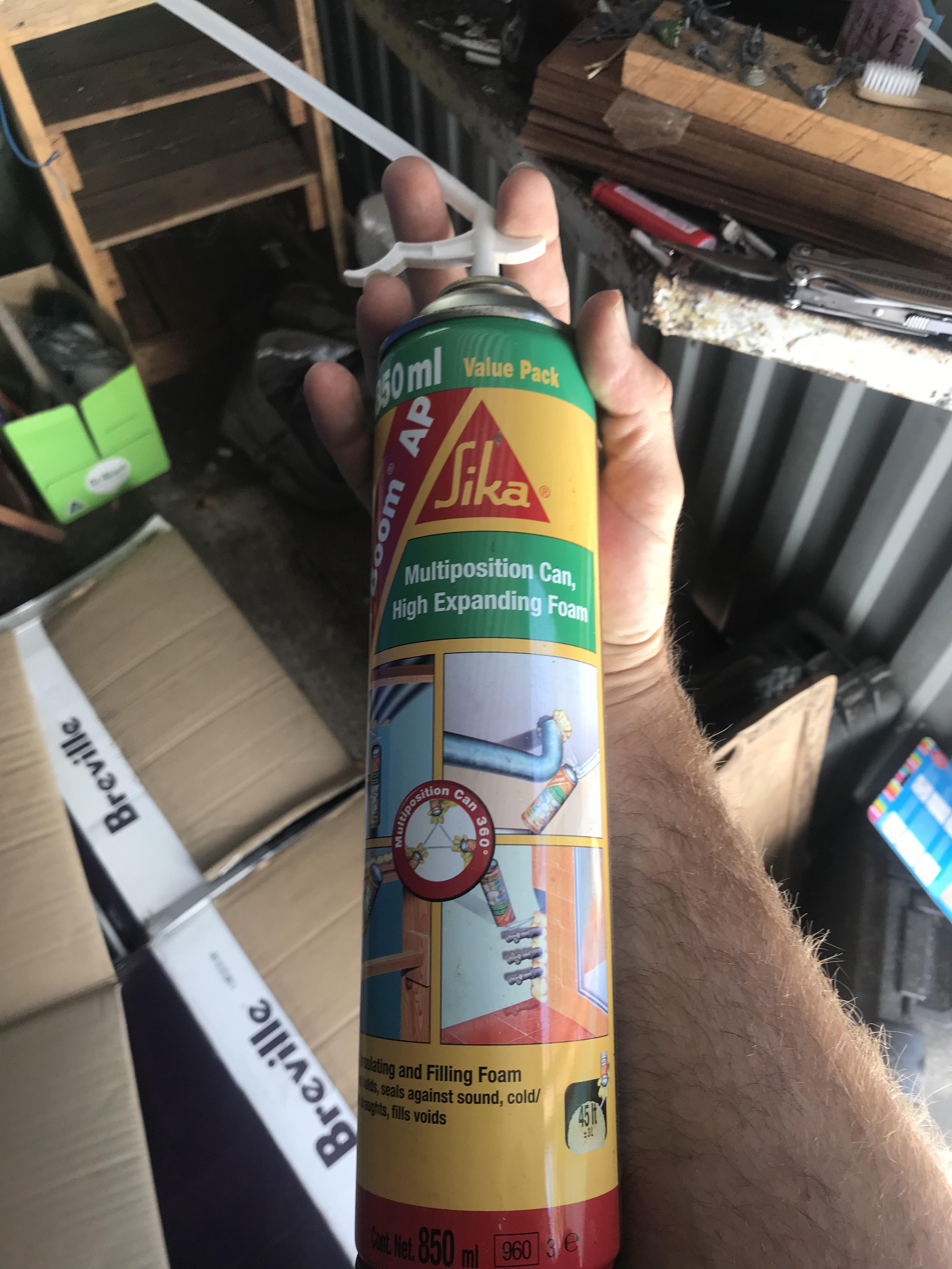 Expanding foam