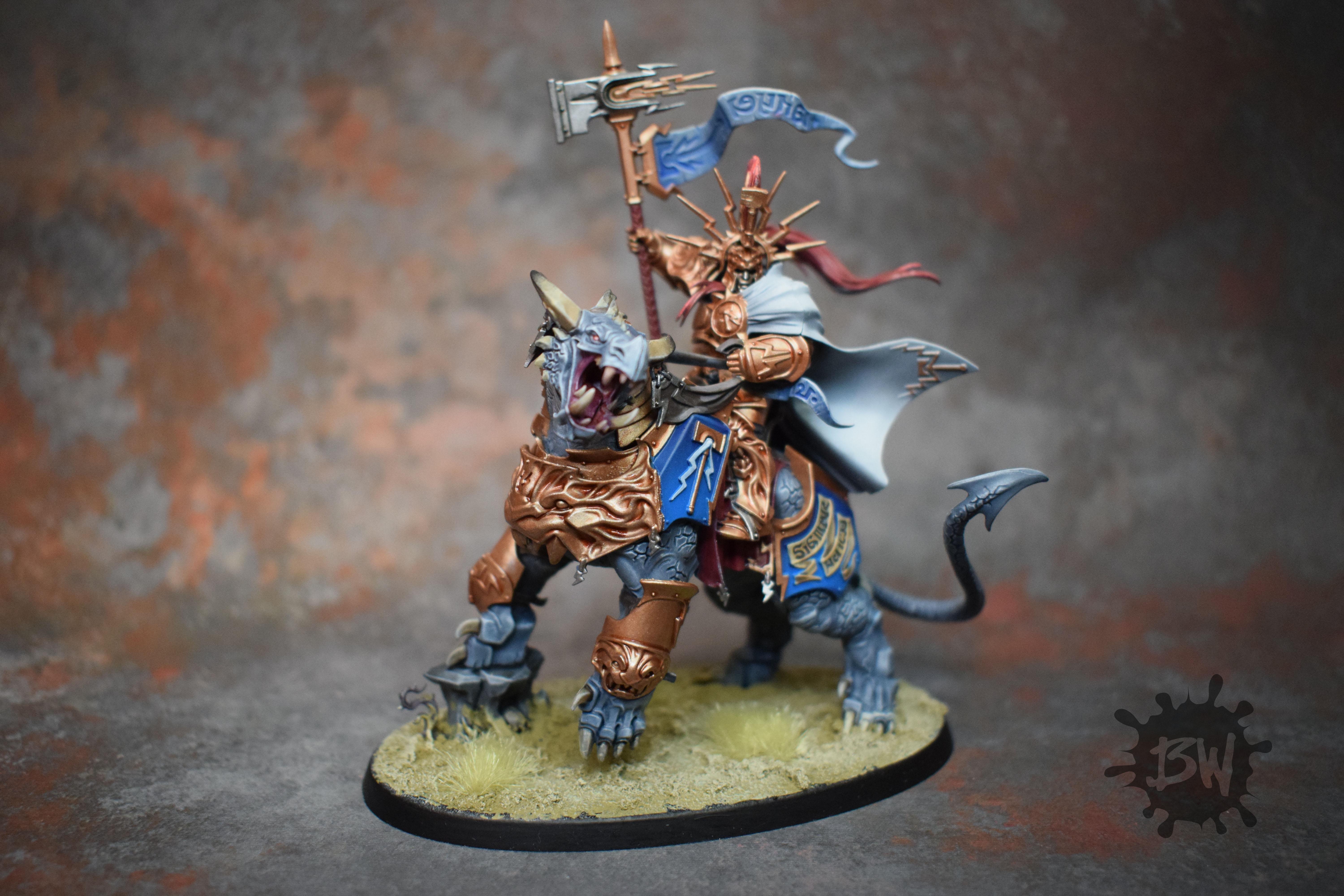 Age Of Sigmar, Bw, Order, Stormcast, Vandus Hammerhand, Warhammer Fantasy