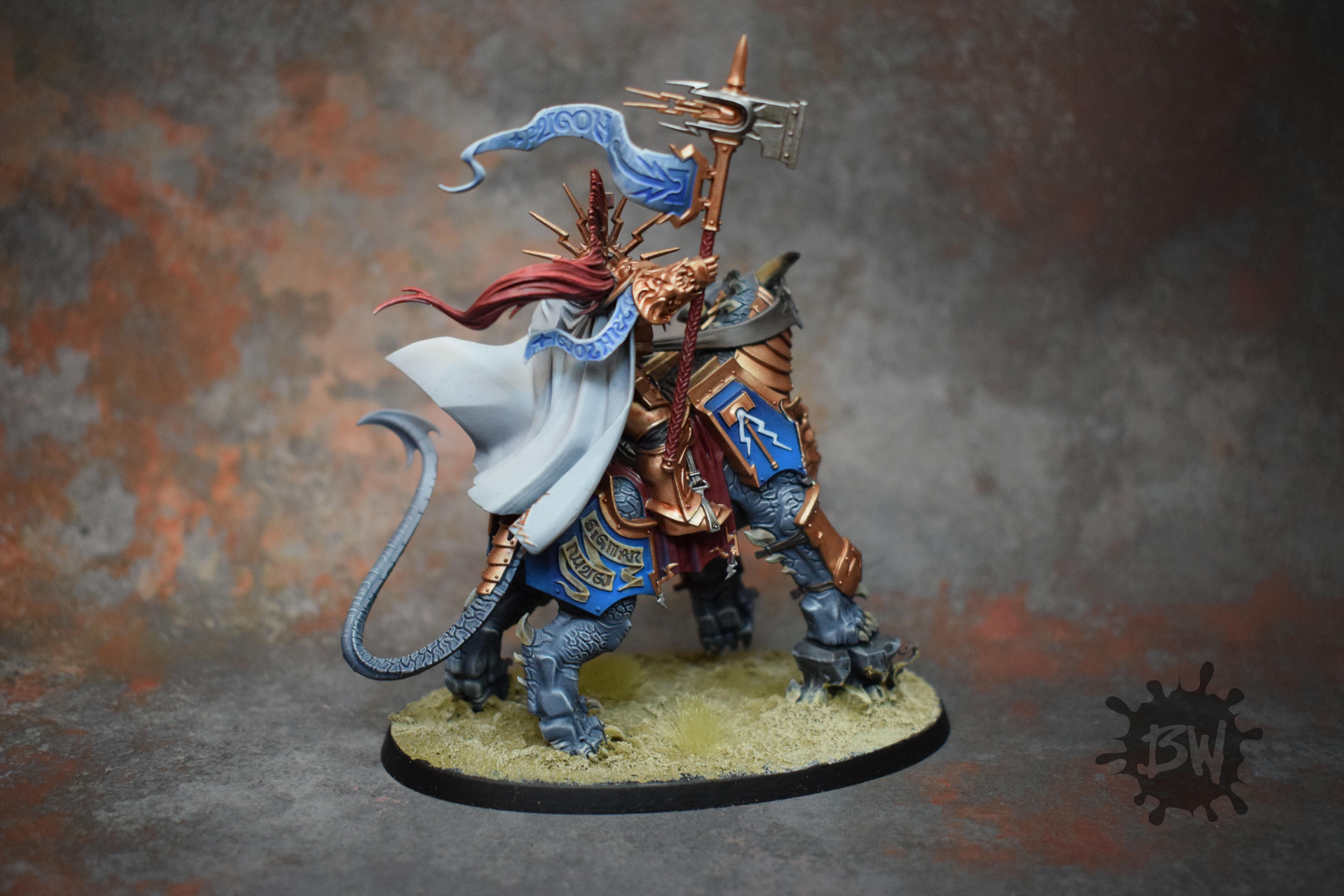 Age Of Sigmar, Bw, Order, Stormcast, Vandus Hammerhand, Warhammer Fantasy