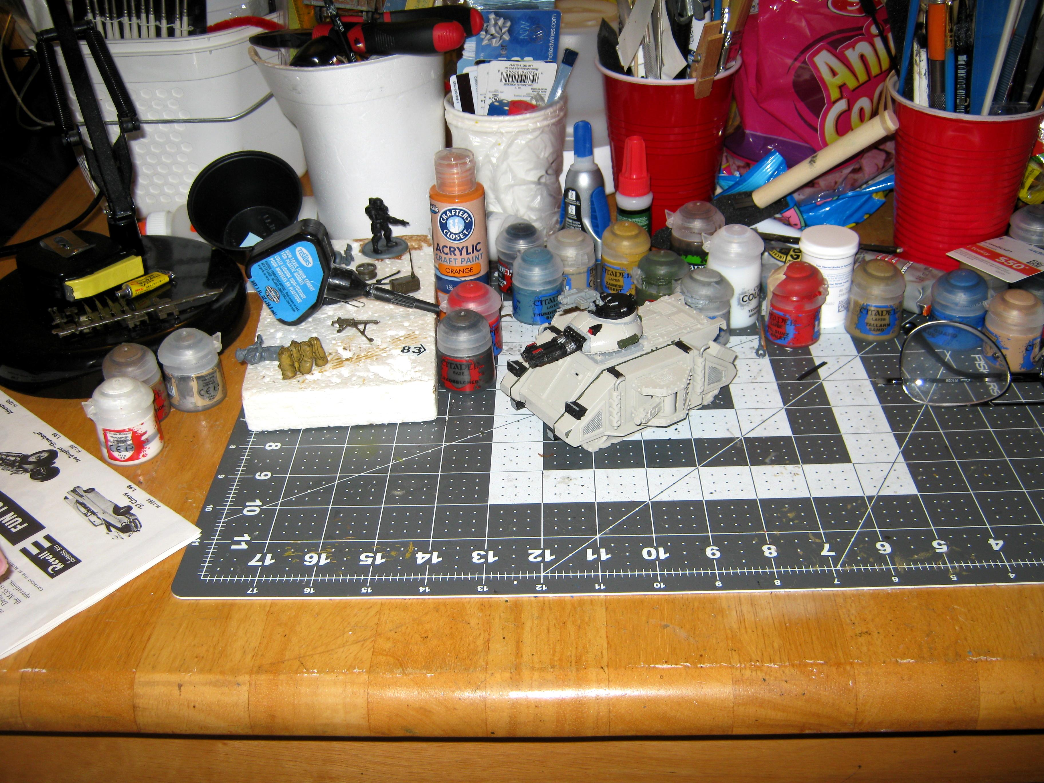 2nd Edition, Adeptus Astartes, Armored Cavalry, Imperial, Out Of Production, Space Marines, Tank, Tank Destroyer