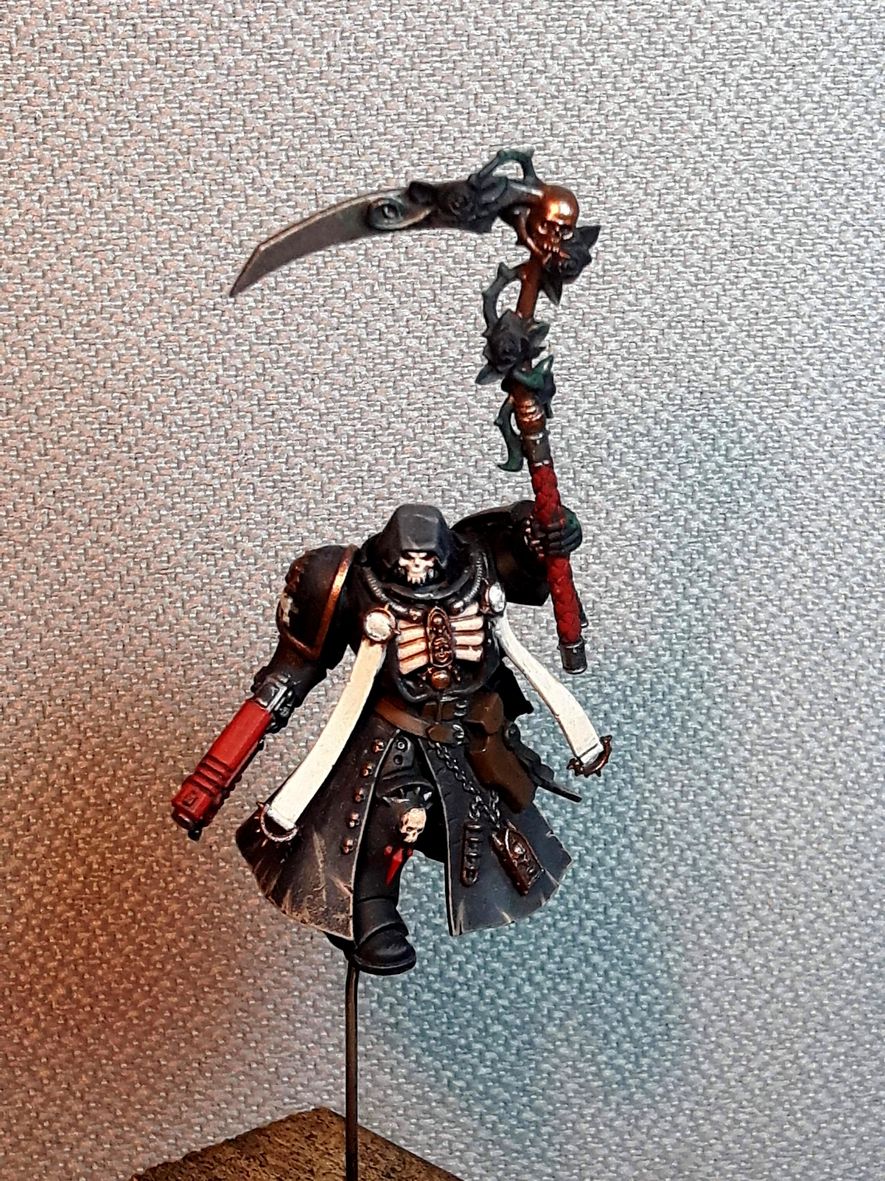 Blood Angels, Chaplain, Primaris, Sable Brotherhood, Space Marines, Successor Chapter, Work In Progress