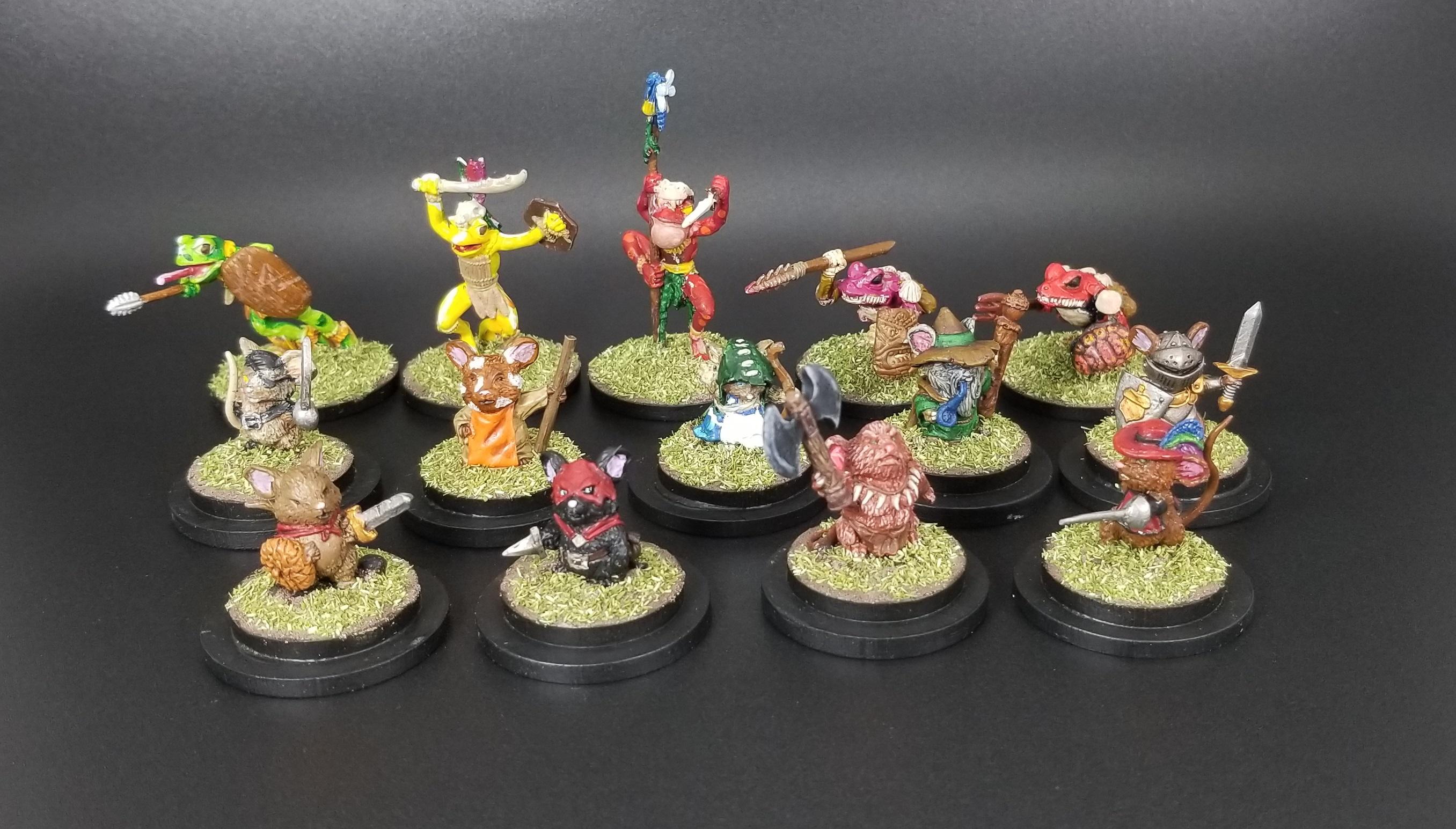 Amphibians, Anthropomorphic, Burrows And Badgers, Frogs, Mouslings, Redwall