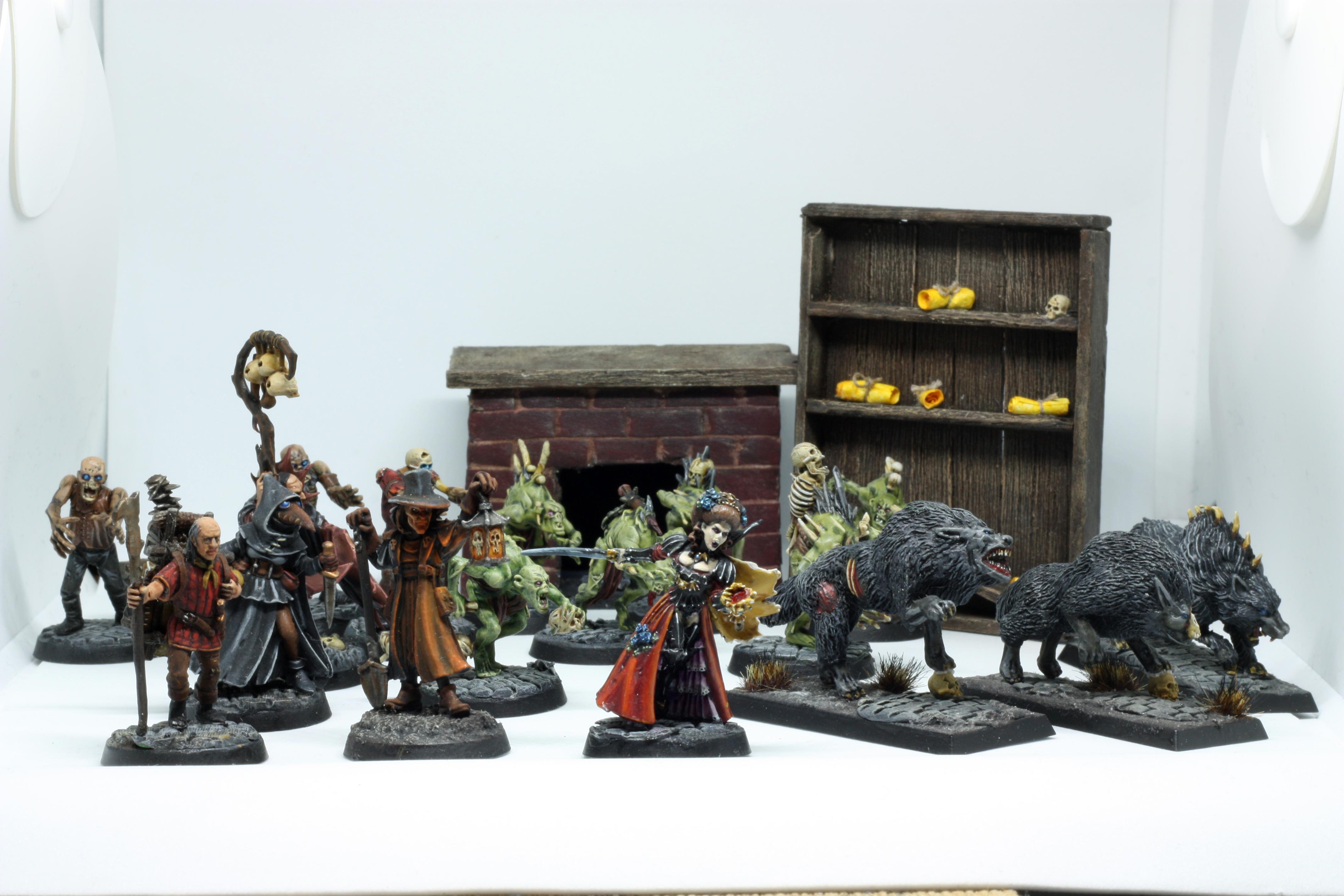 Dire Wolf, Dreg, Fireplace, Ghoul, Gravekeeper, Grim, Monster, Mordheim, Necromancer, Object Source Lighting, Undead, Vampire, Warband, Warhammer Fantasy, Wolf, Zombie