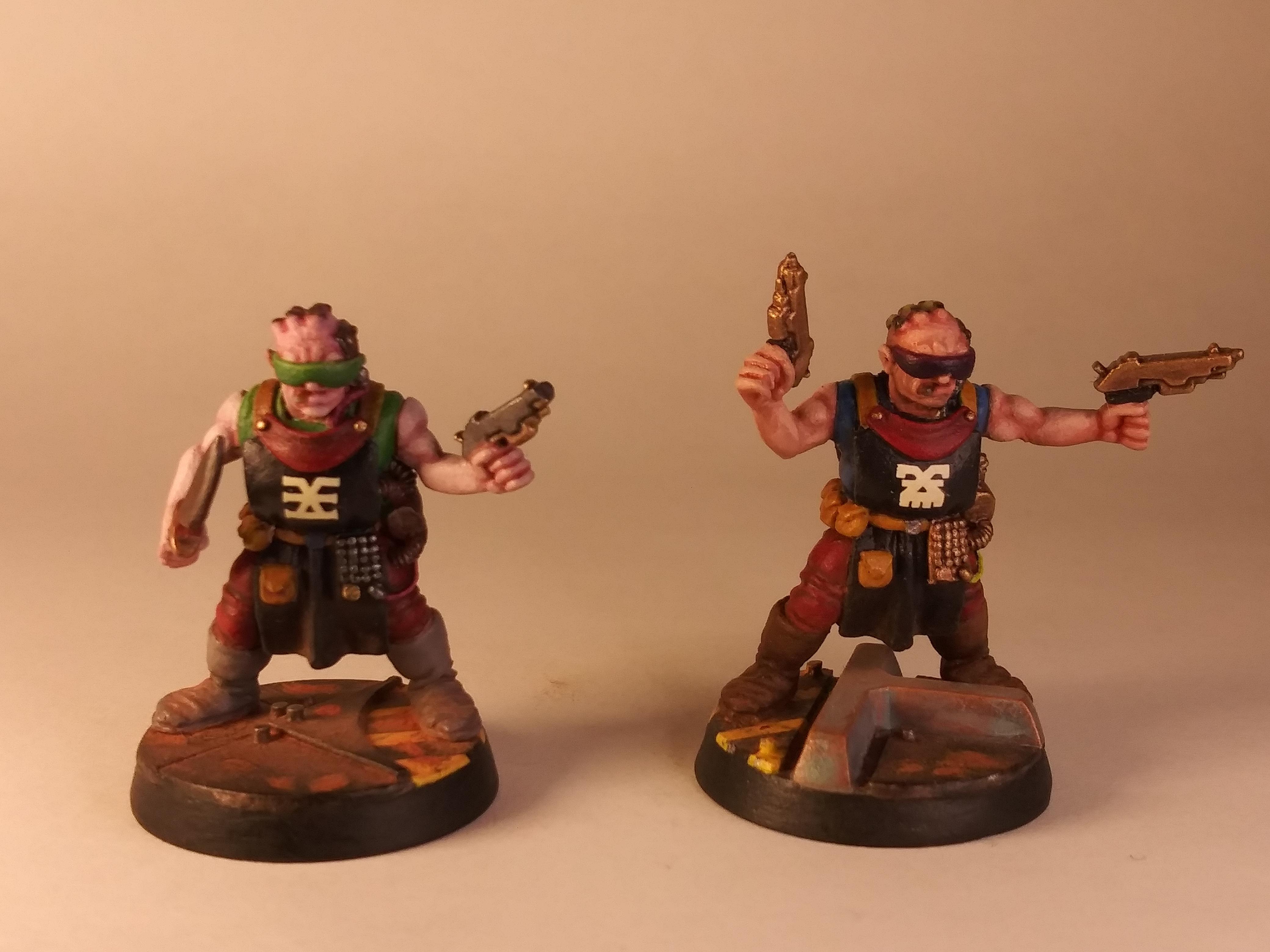 Chaos, Confrontation, Counts As, Cultists, Industrial Bases, Khorne, Knife, Lead, Necromunda, Rogue Trader Era, Stub Guns, Warhammer 40,000