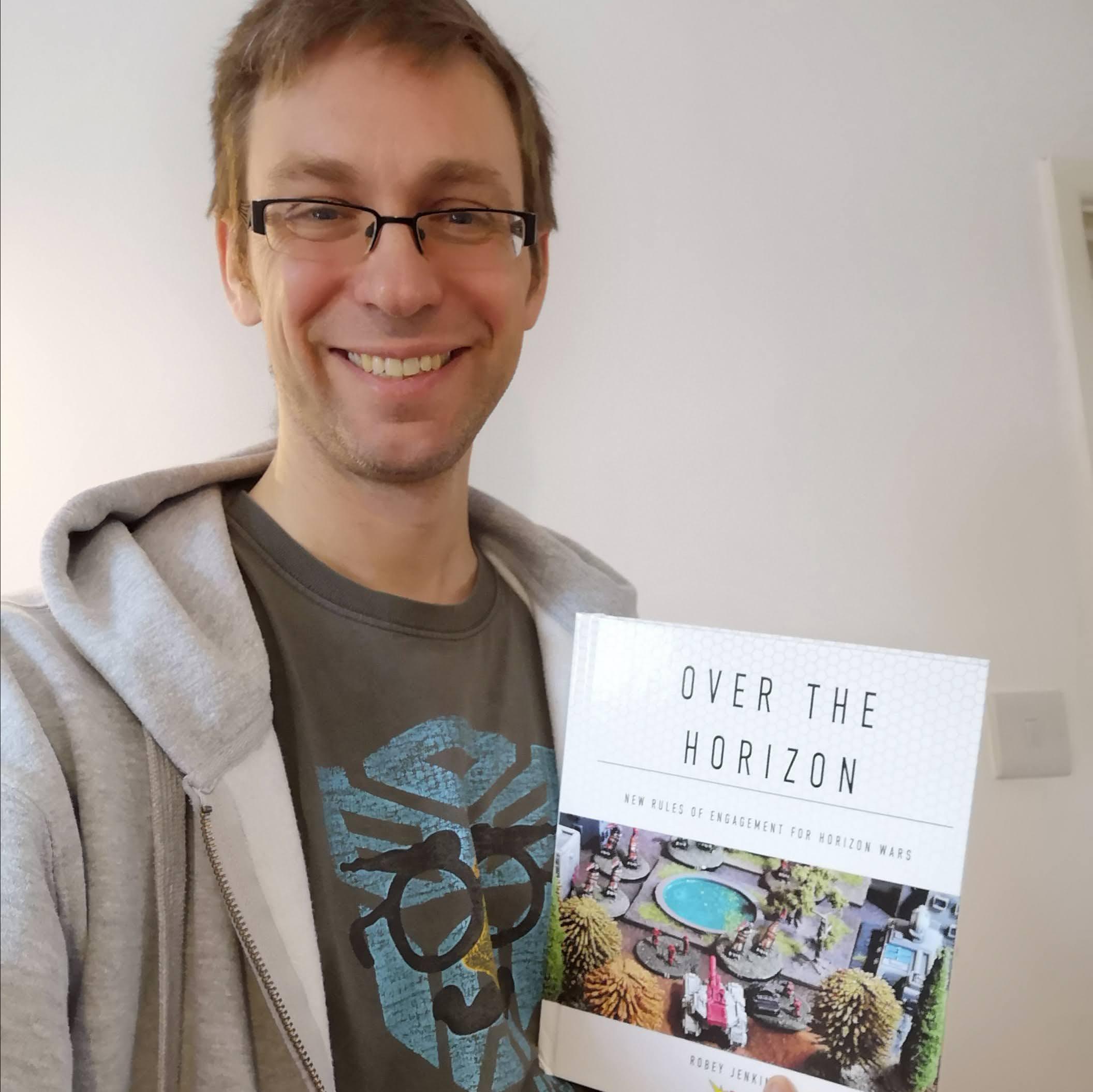 Over the Horizon (pictured with the author)