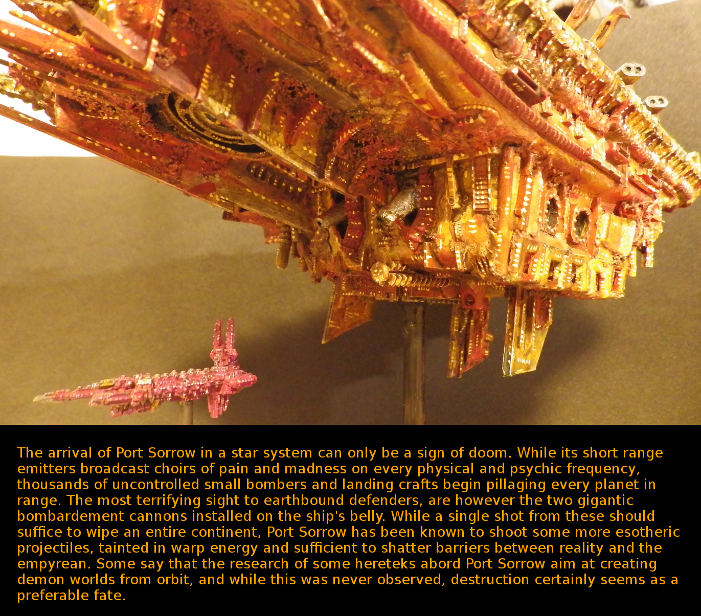 Battlefleet Gothic, Chaos, Scratch, Ship, Space Hulk