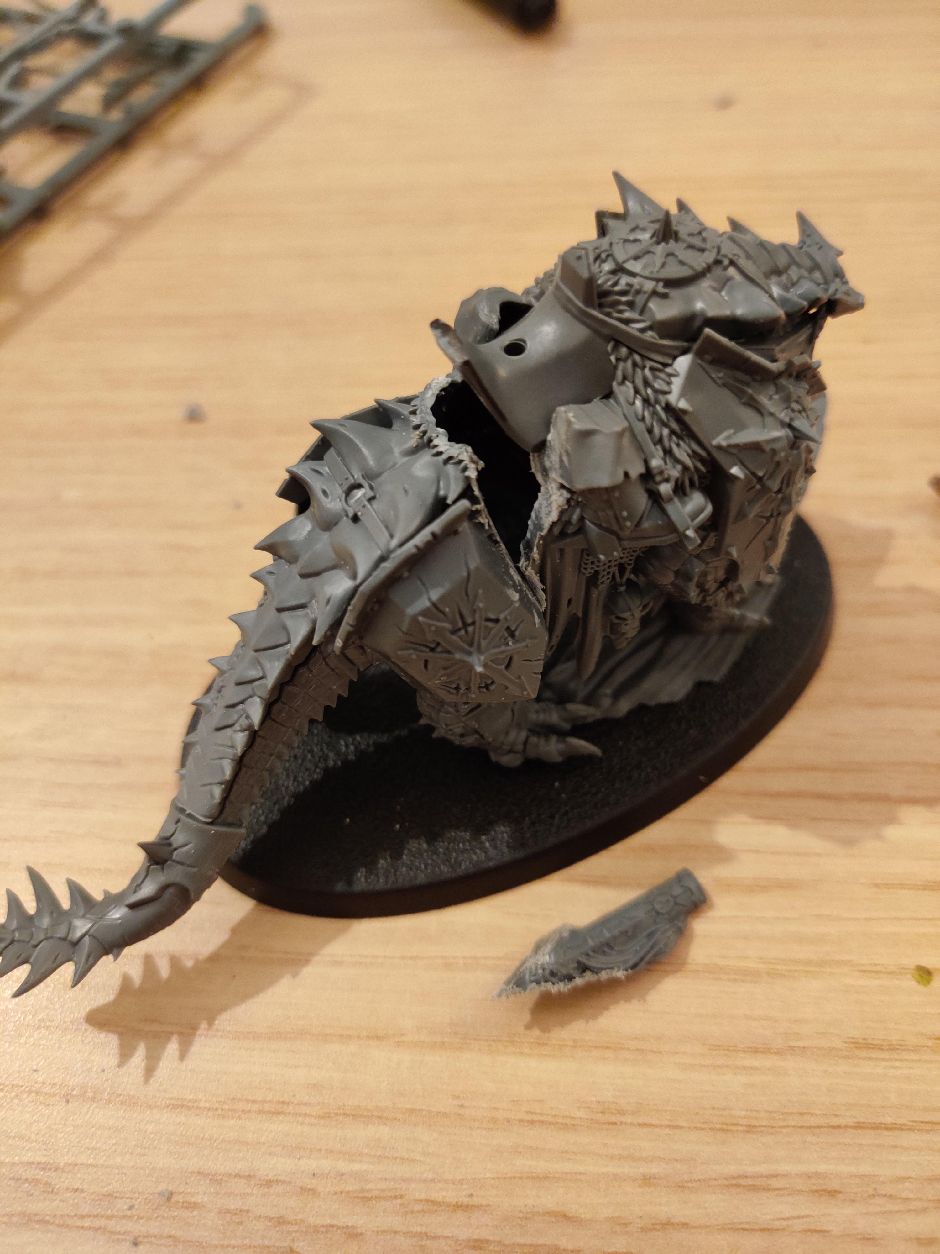 Karkadrak mounted Lord