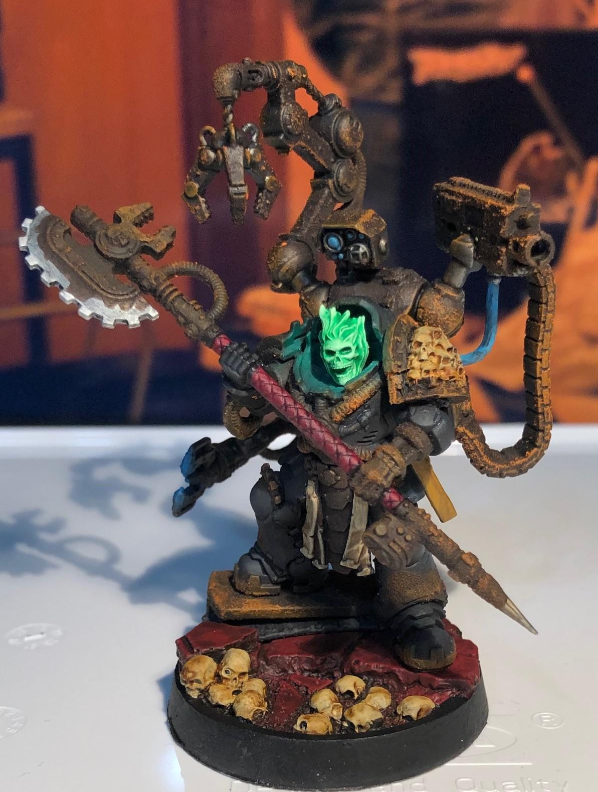 Space Marines, Tech Marine, Tech Priest, Terminator Armor, Warhammer 40,000