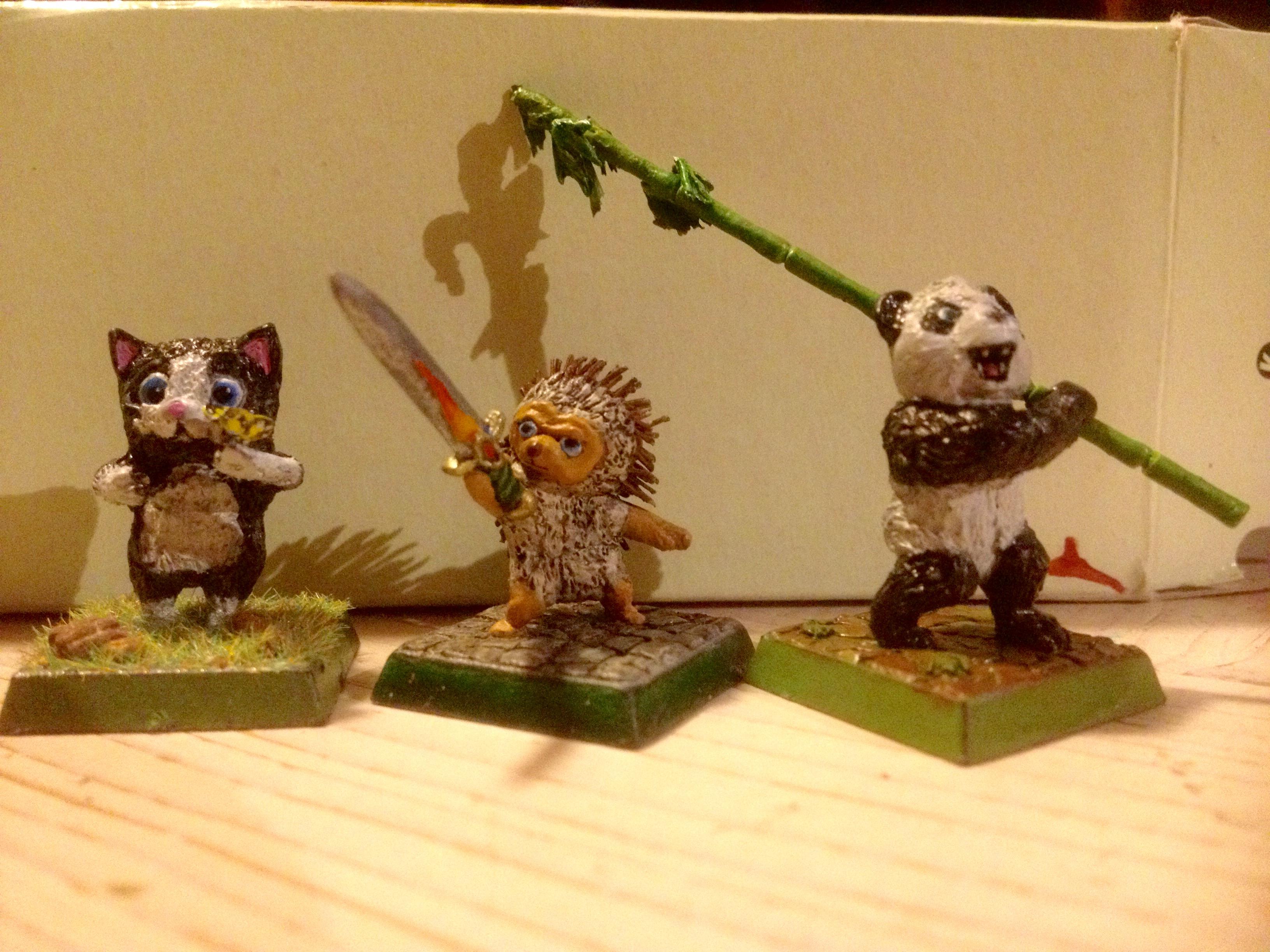 Animals, Anthropomorphic Animals, Cute, Kids, Original Characters, Sculpting, Young Gamers