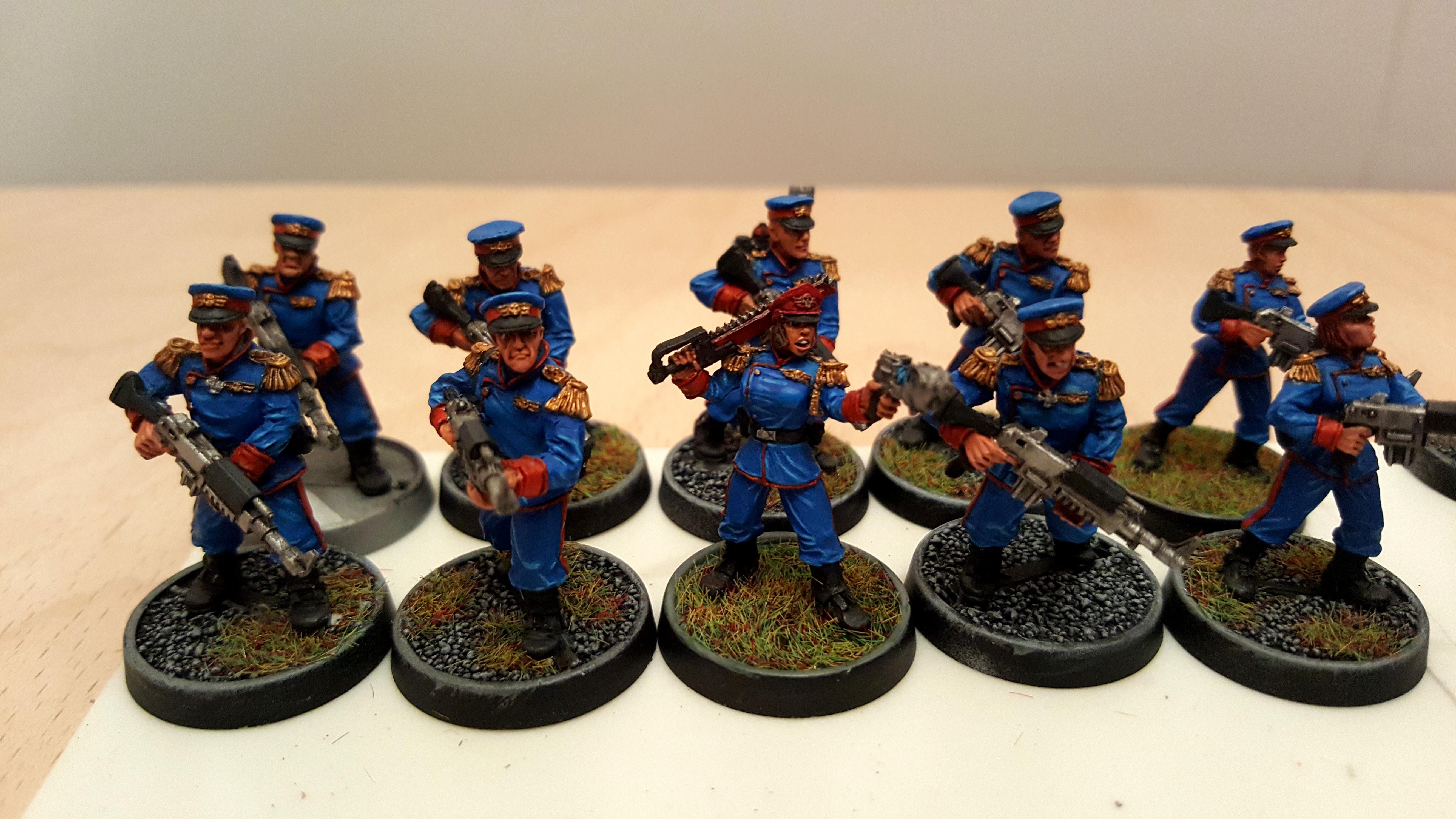 Astra Militarium, Imperial Guard, Iron Guard, Mordian, Tannenburg Fusiliers, Victorias Miniatures