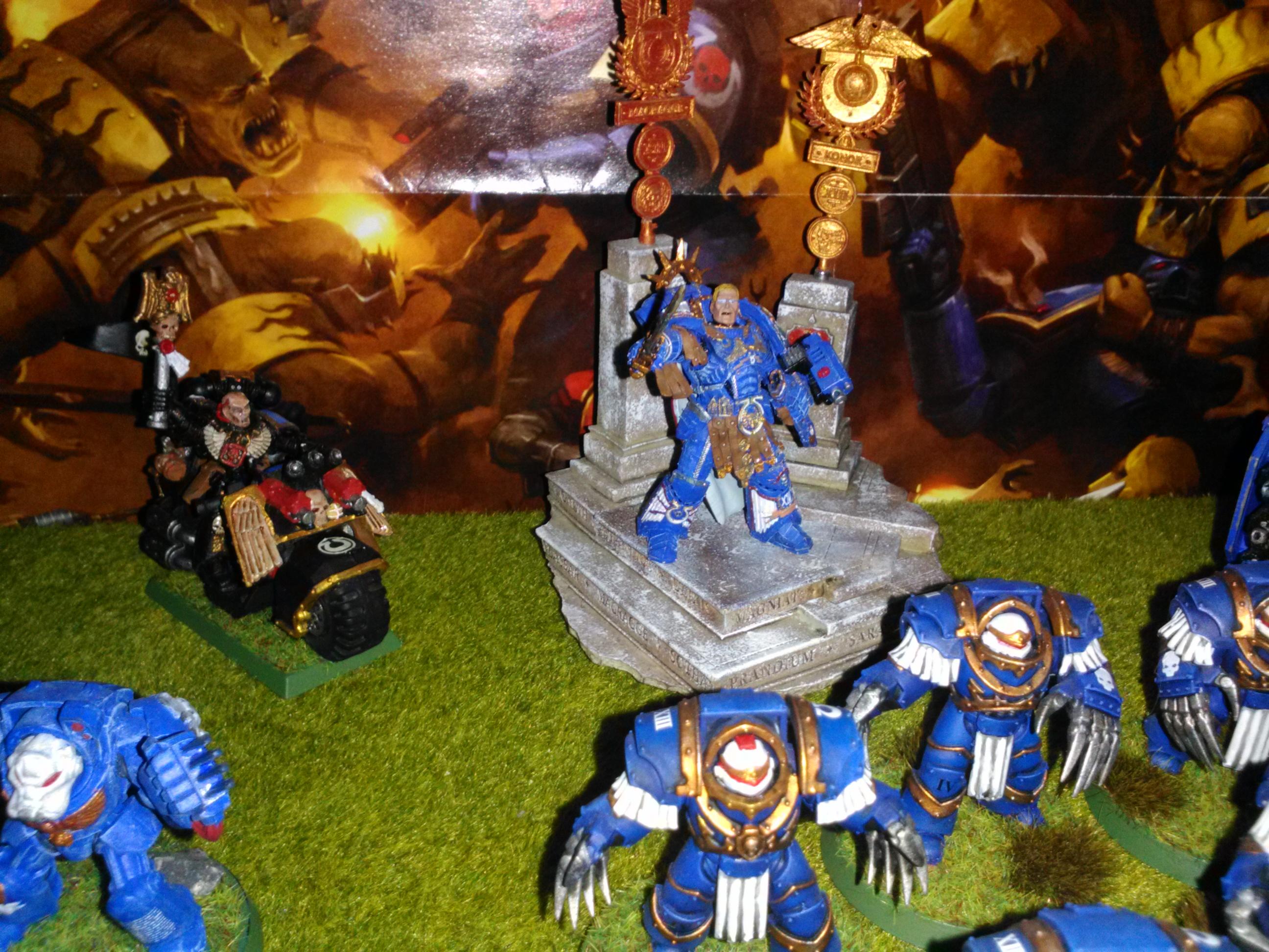 Space Marines, Terminator Armor, Ultramarines, Warhammer 40,000