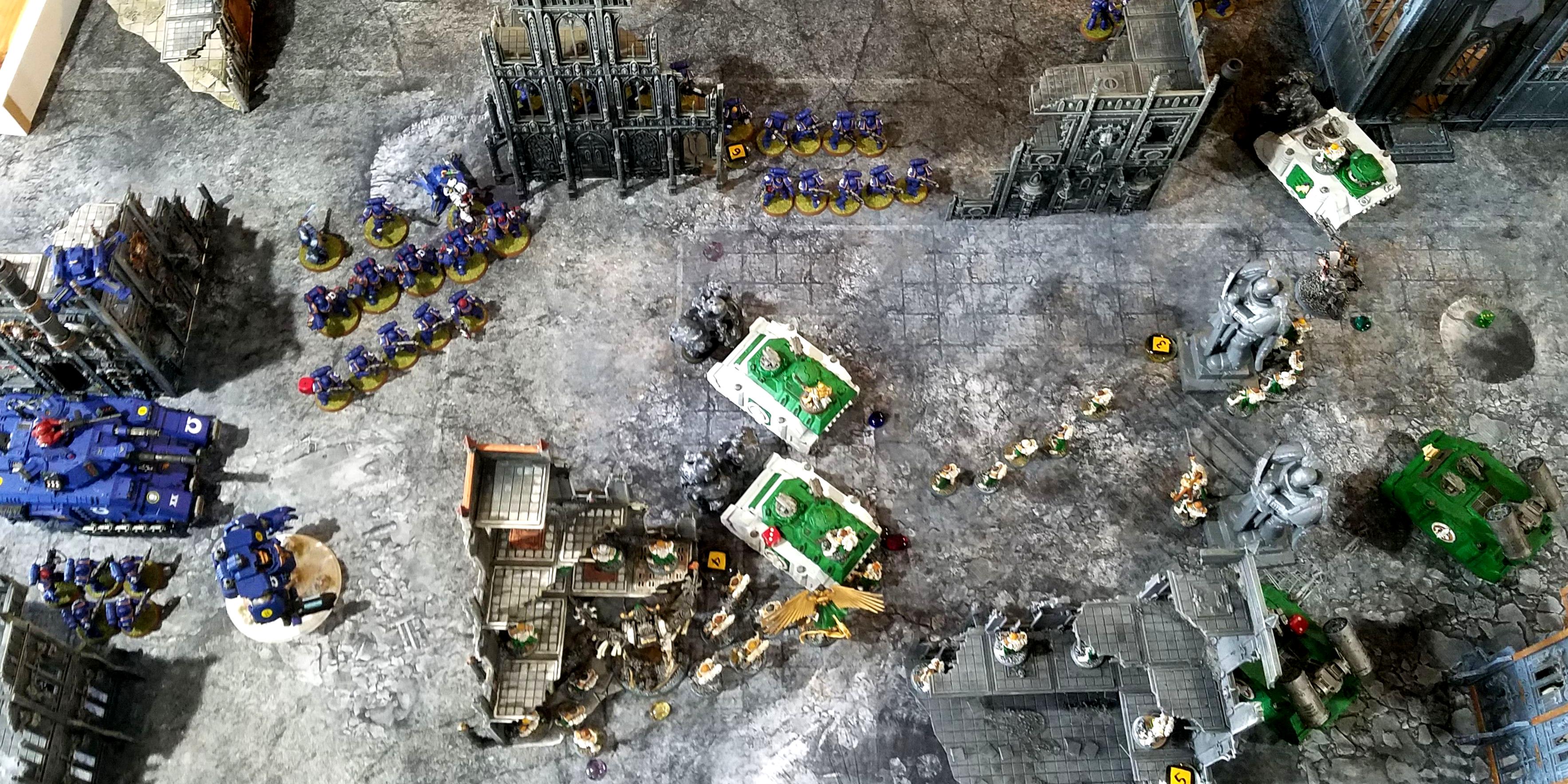 Valorous Heart and Bloody Rose vs. Primaris Ultramarines