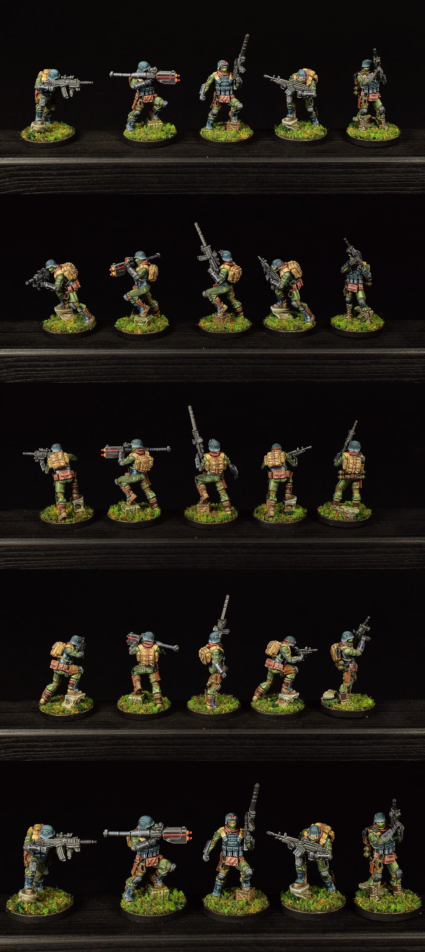 Ariadna, Frontoviks, Infinity, Tak, Tartary Army Corps