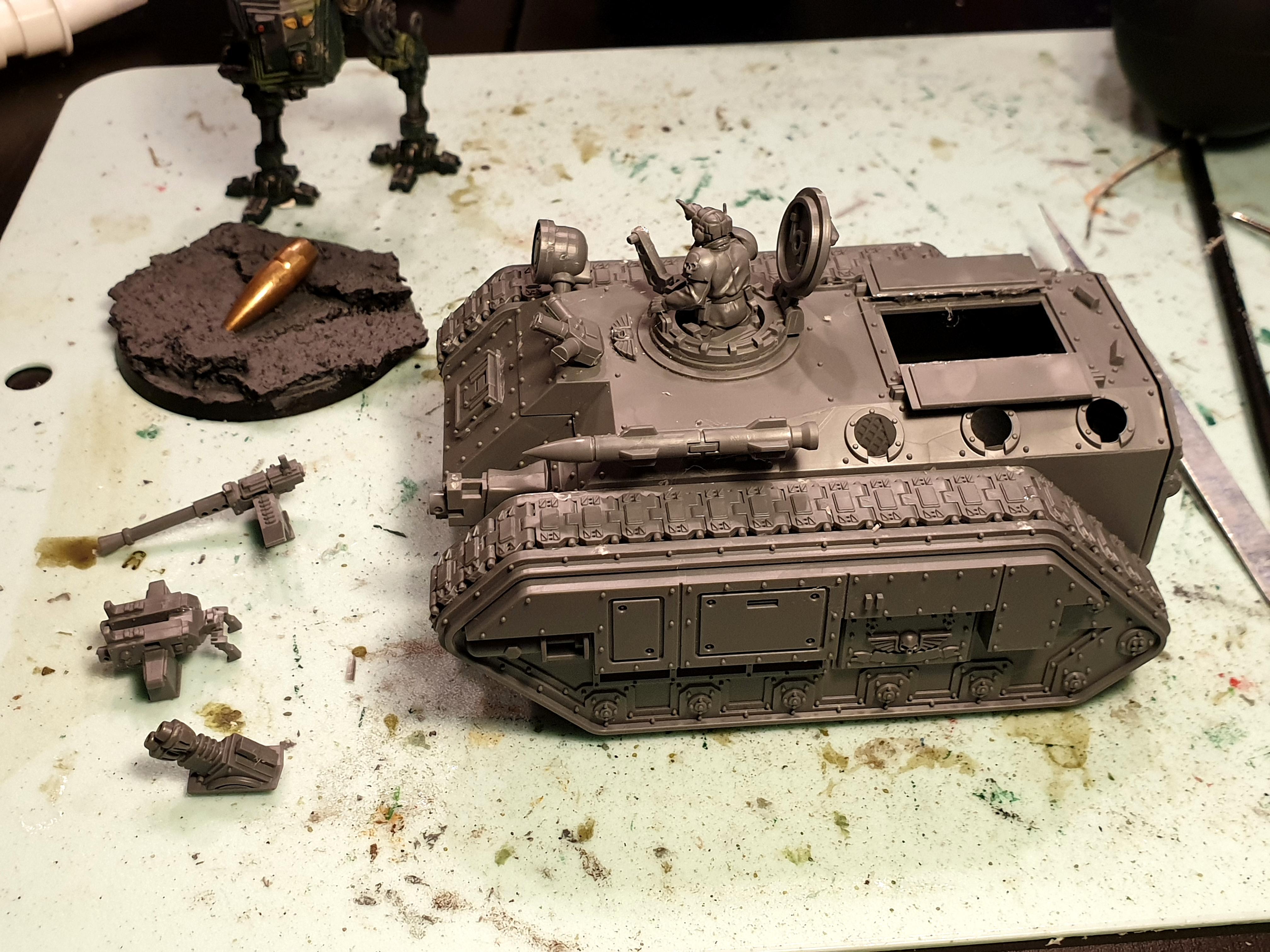 Chimera, Imperial Guard, Support Vehicle, Trojan, Work In Progress