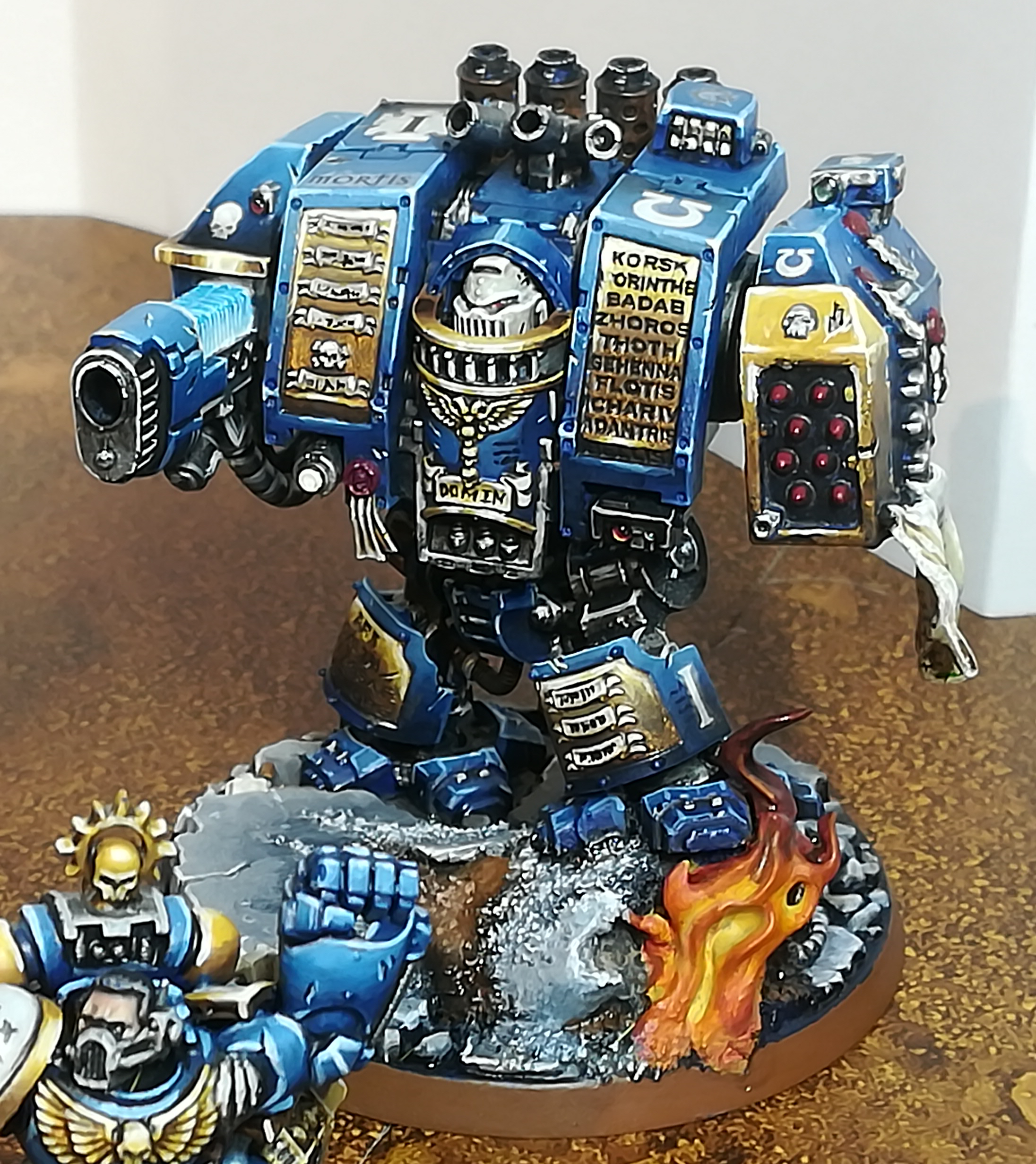 Space Marine Ultramarine Venerable Dreadnought, Ultramarines - Escalation  500 Points