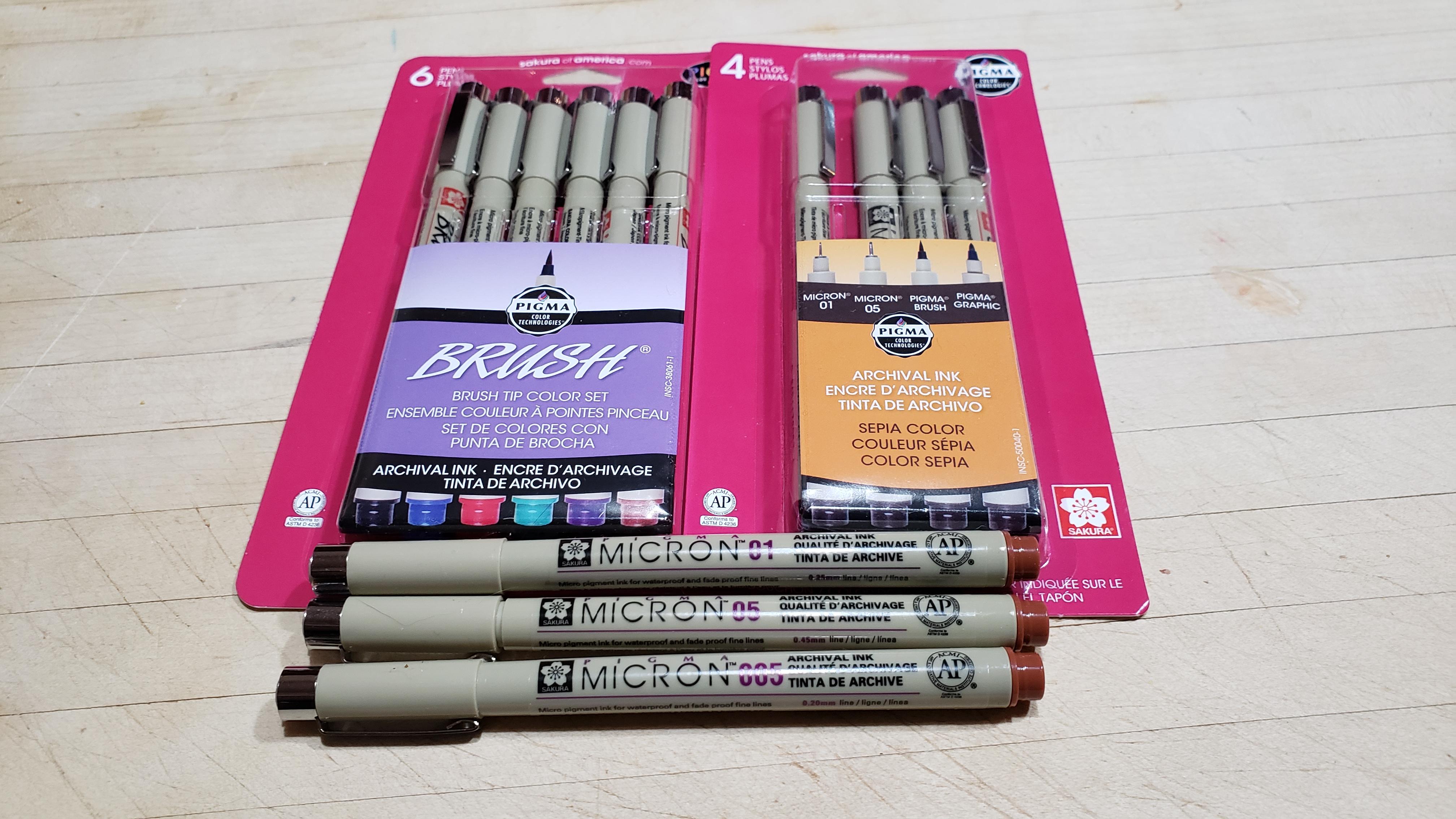 Micron pens