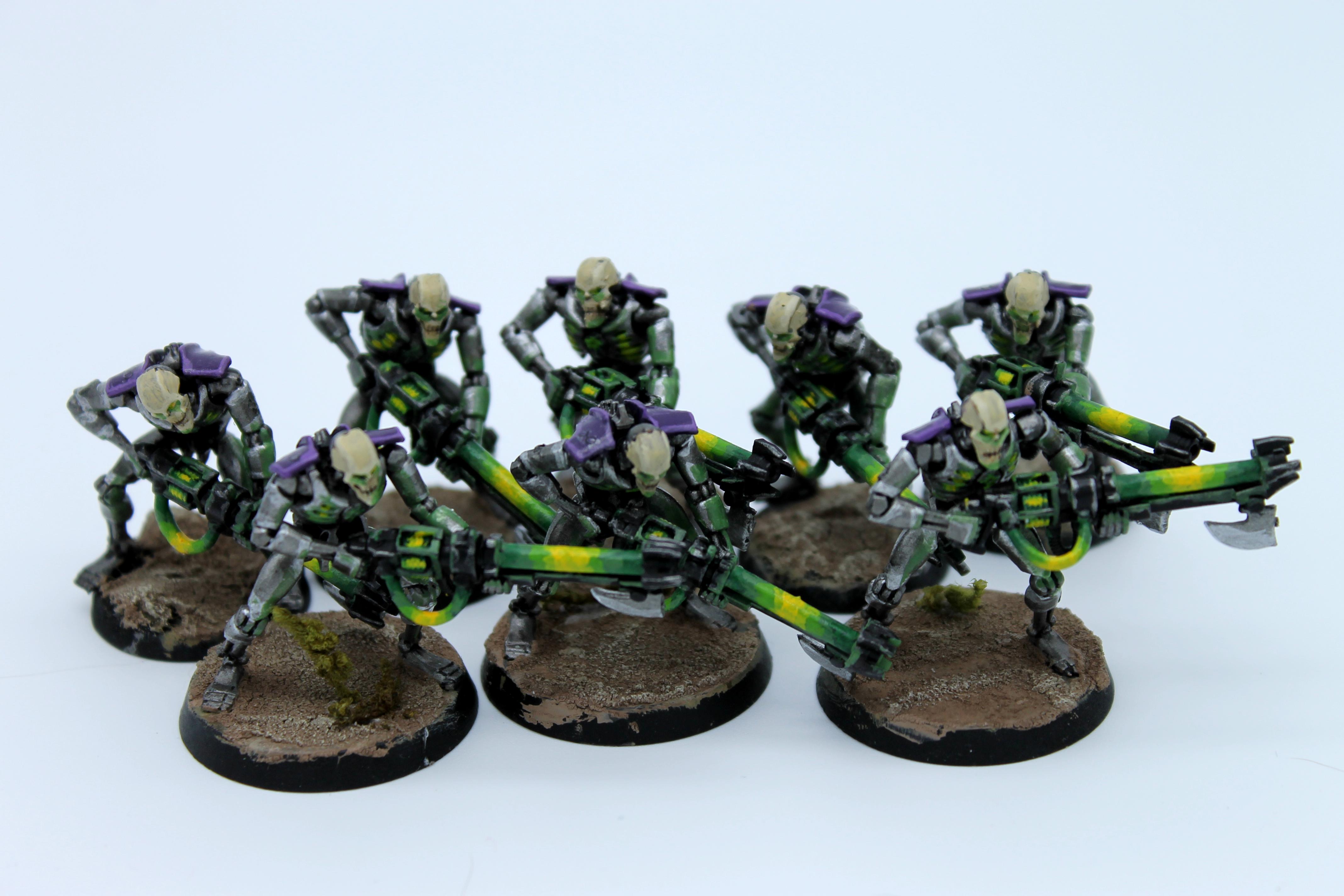 Necrons, Warrior Batch 1 Finished Front