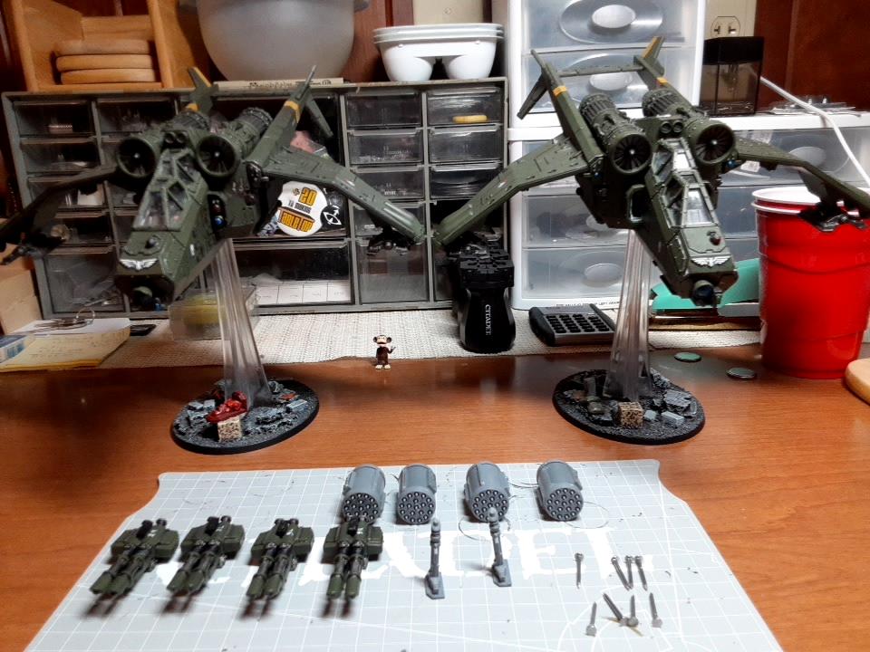 Cadians, Imperial Guard, Valkyrie, Warhammer 40,000