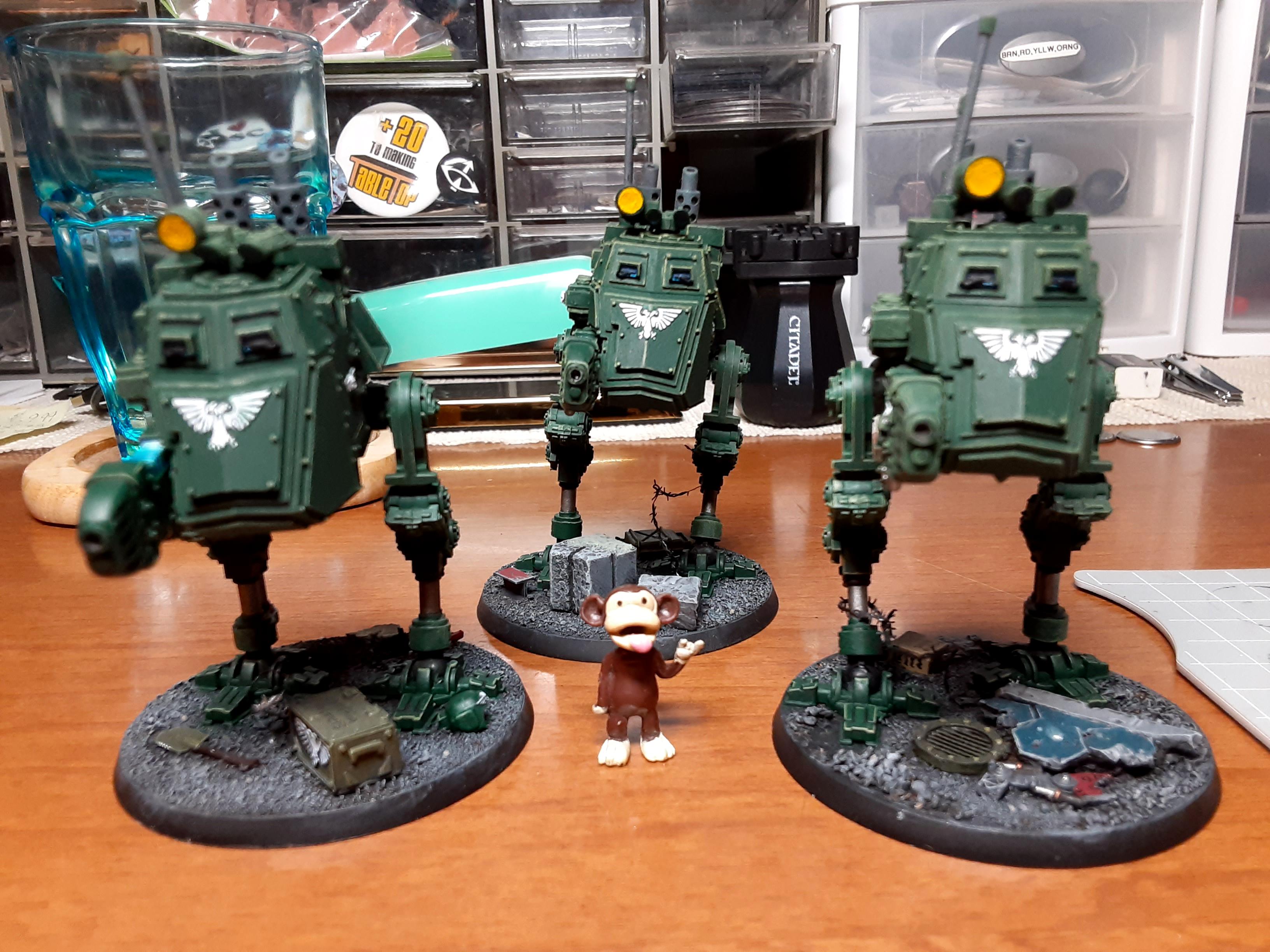 Armored, Cadians, Imperial Guard, Plasma Cannon, Sentinel, Warhammer 40,000