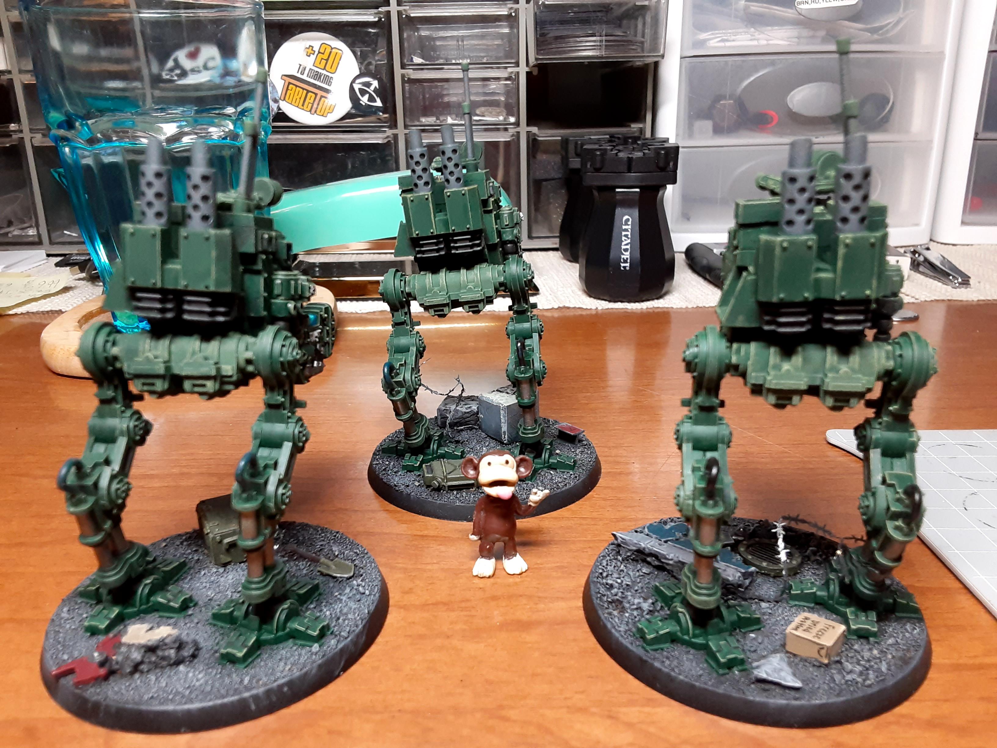 Armored, Cadians, Imperial Guard, Plasma Cannon, Sentinel, Warhammer 40,000