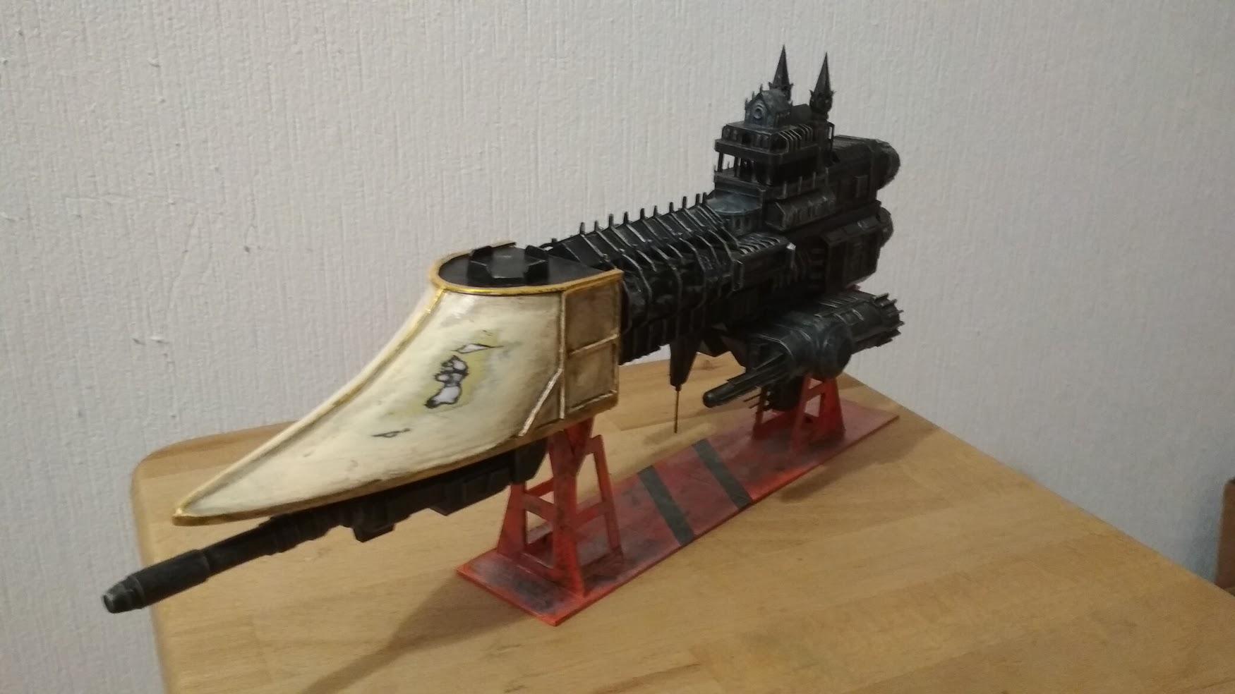 Battlefleet Gothic, Big, Escort, Firestorm, Papercarft