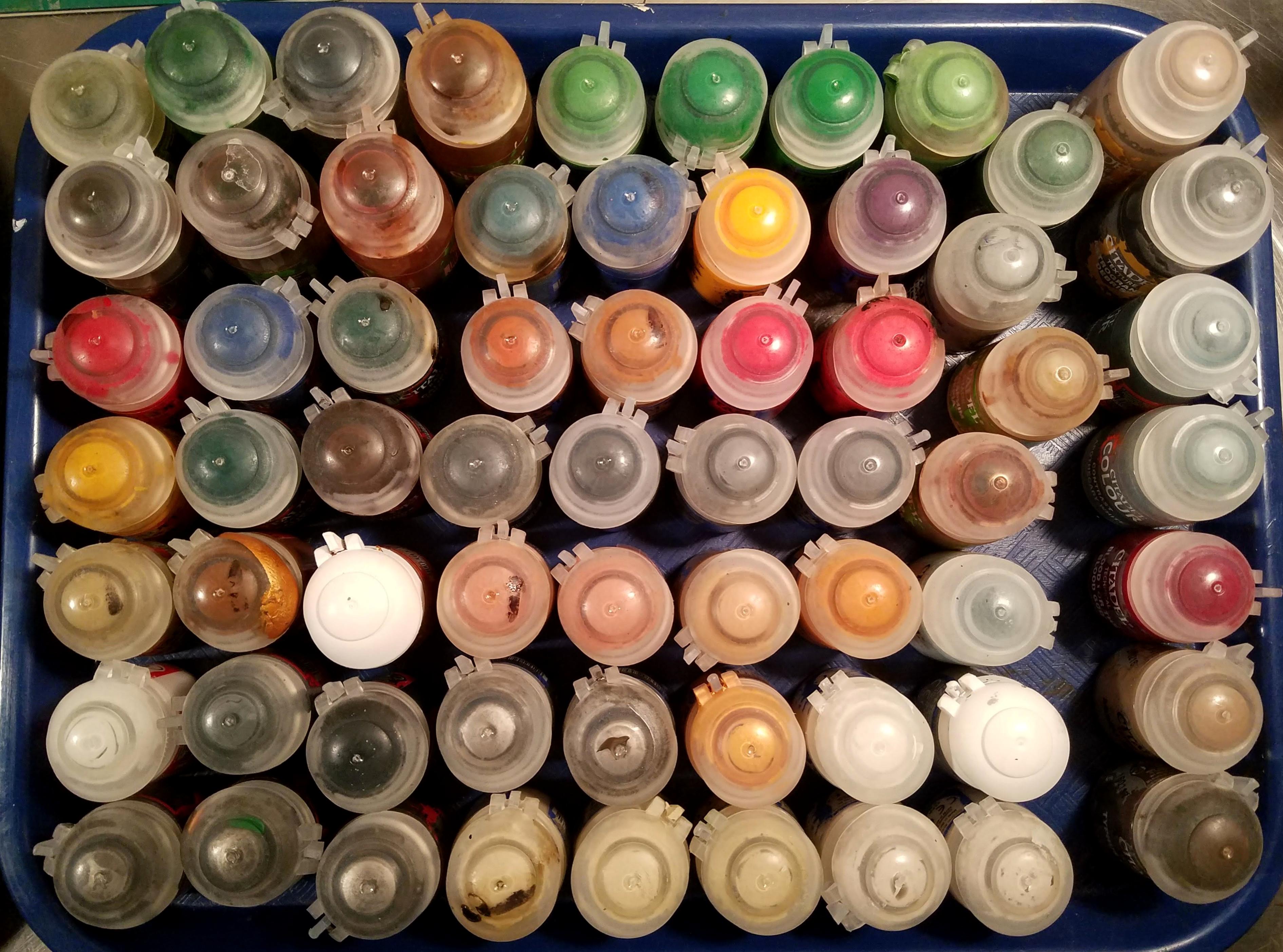 Major paint purge and inventory