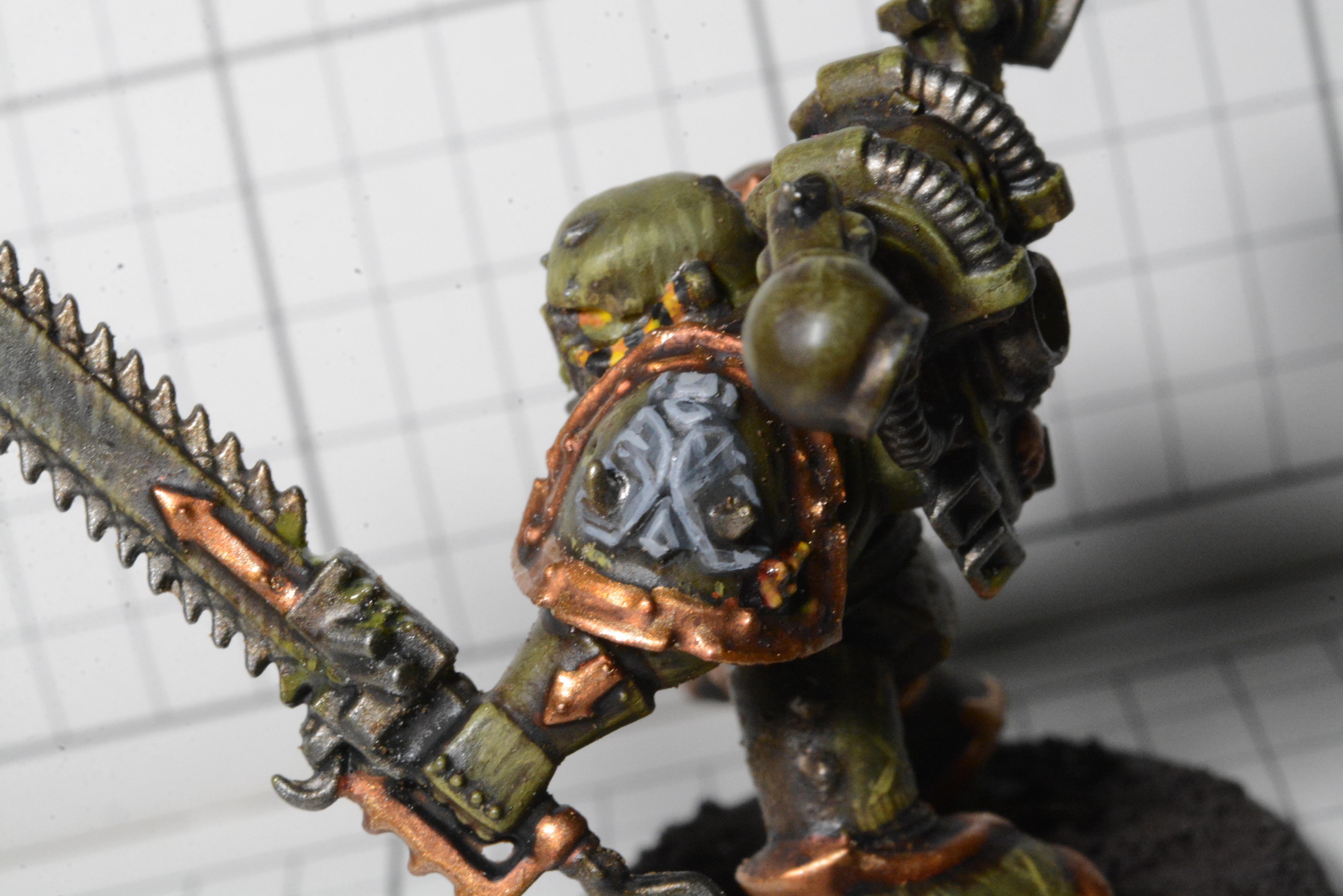 Battle Damage, Body Horror, Chaos, Chaos Space Marines, Corrosion, Corruption, Death Guard, Decay, Gore, Green, Nurgle, Plague, Plague Marines, Rot, Rust, Space Marine Heroes, Space Marine Heroes 3, Warhammer 40,000, Weathered