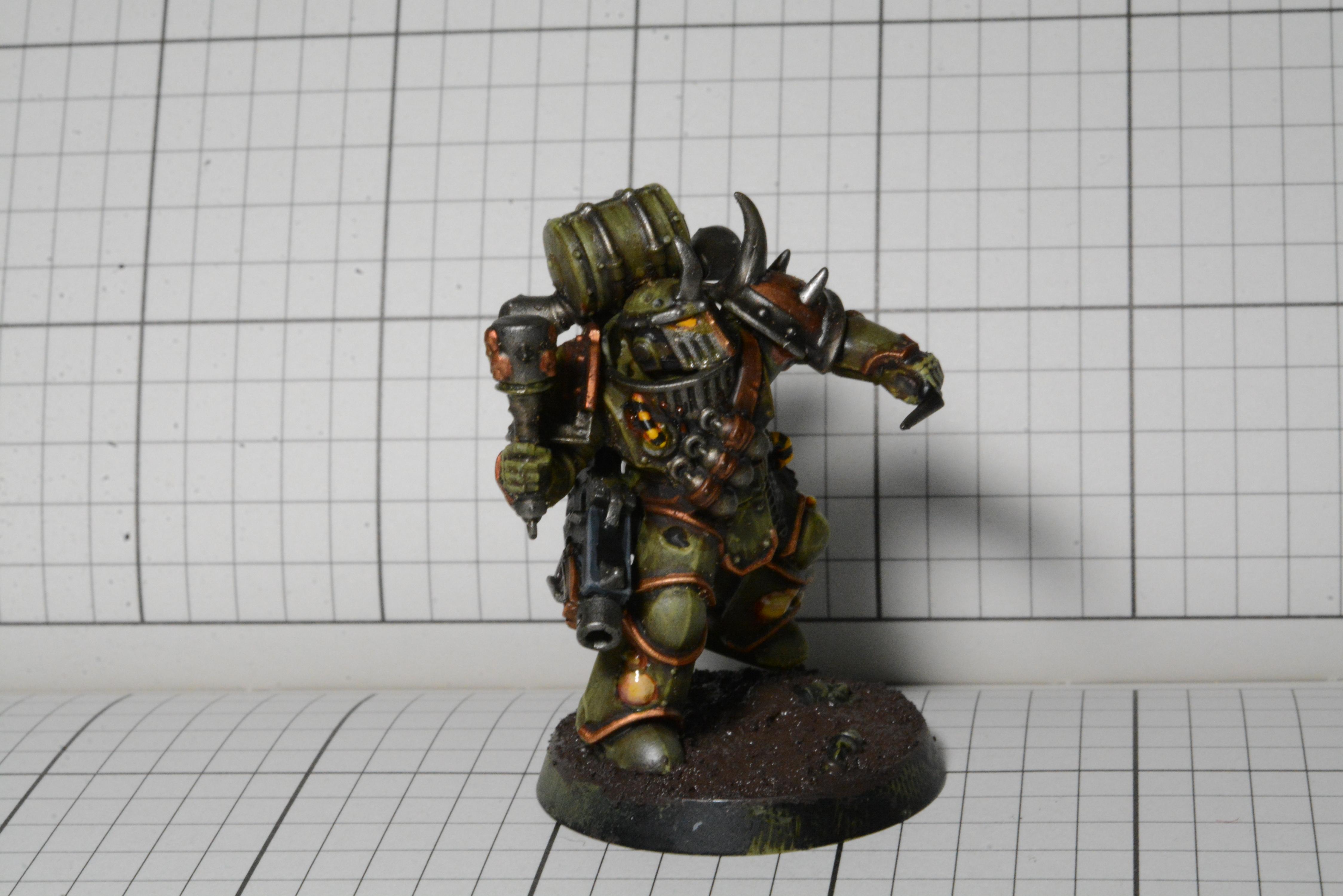 Battle Damage, Body Horror, Chaos, Chaos Space Marines, Corrosion, Corruption, Death Guard, Decay, Gore, Green, Nurgle, Plague, Plague Marines, Rot, Rust, Space Marine Heroes, Space Marine Heroes 3, Warhammer 40,000, Weathered