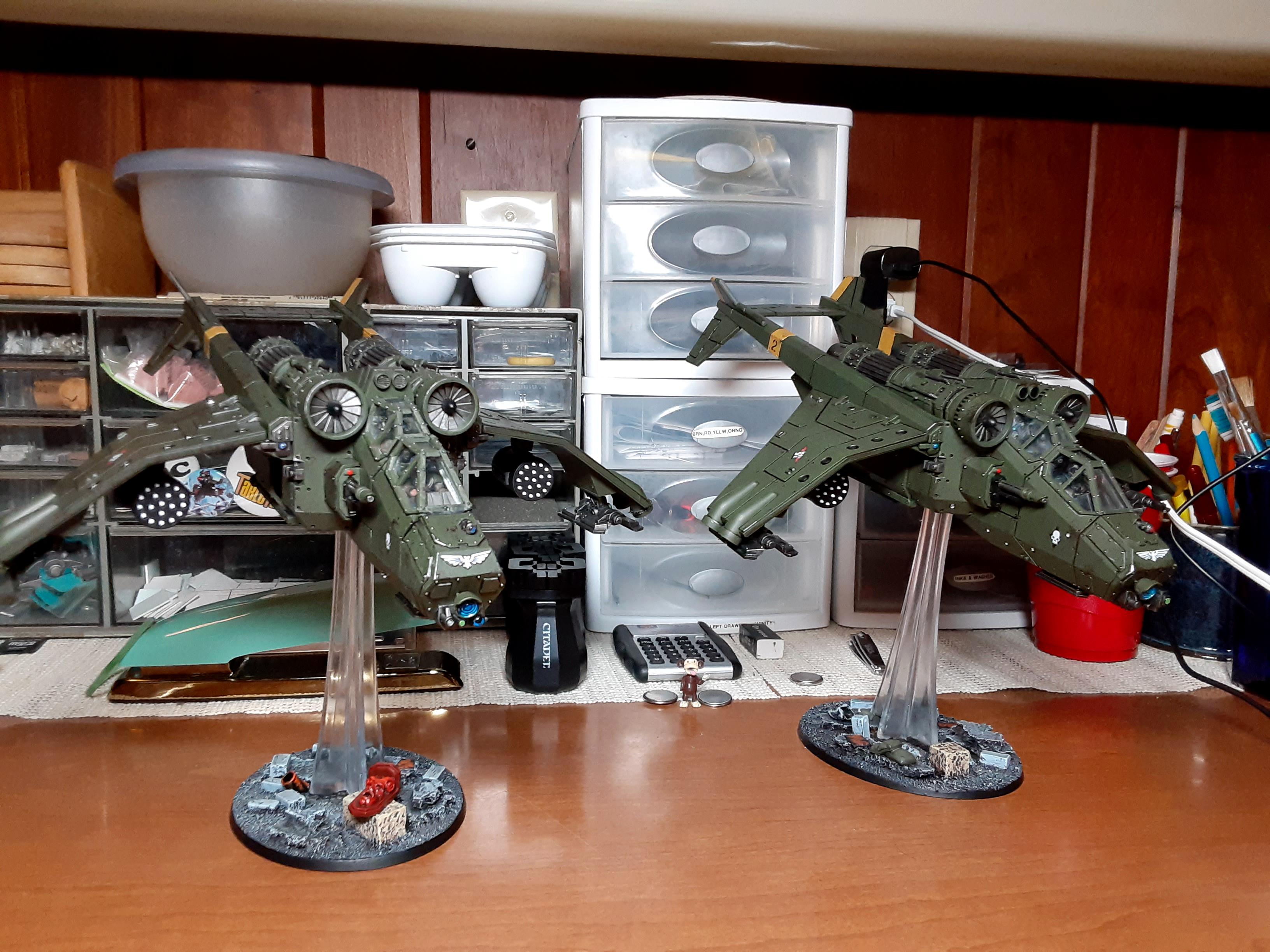 Cadians, Imperial Guard, Valkyrie, Vendetta, Warhammer 40,000
