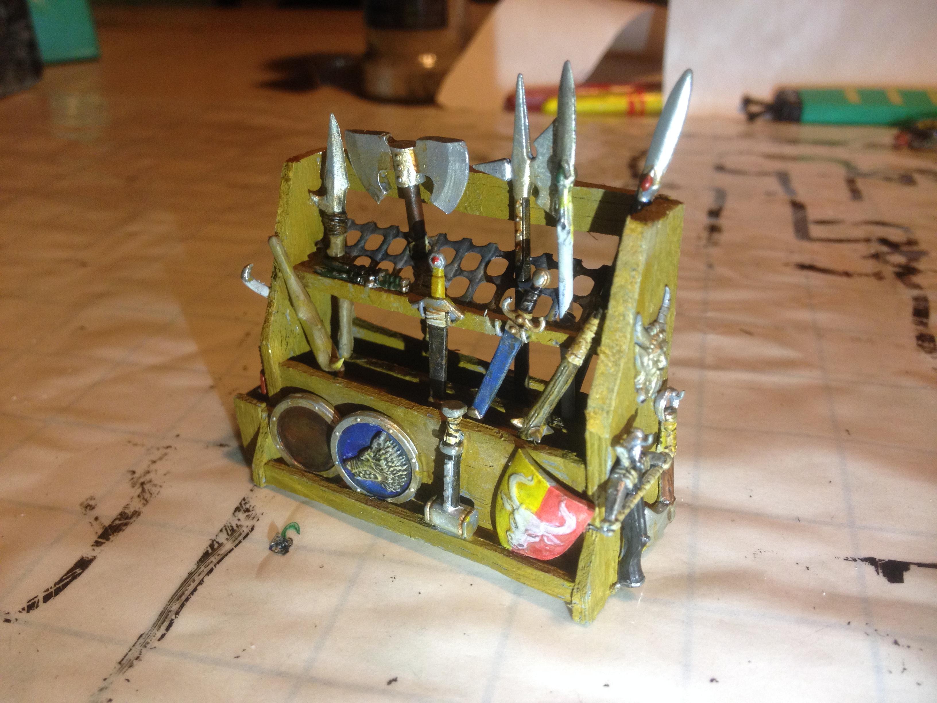 Objective Marker, Weapons rack 