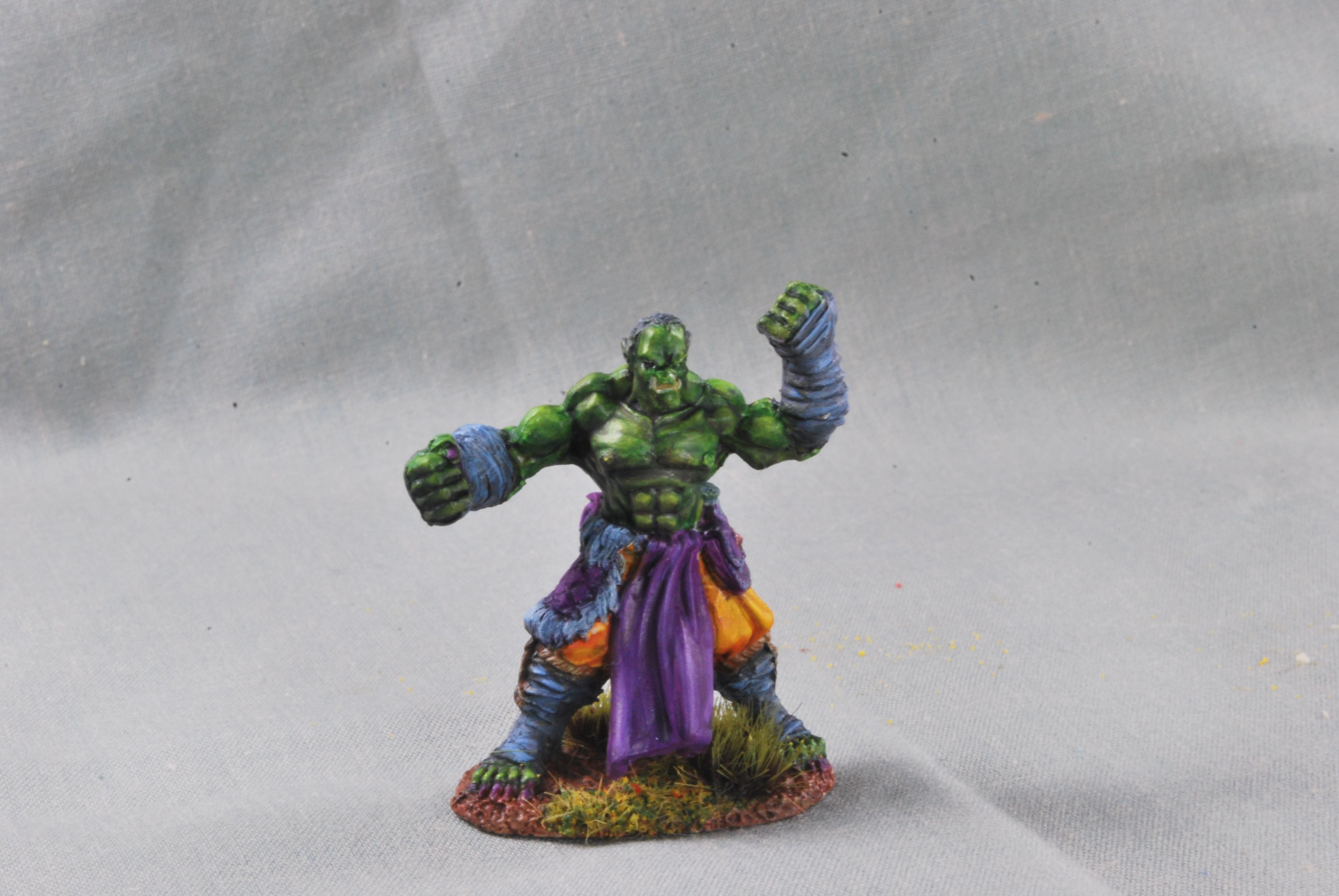 Dakka Painting Challenge 2020, Green Skin Tone, Monk, Orcs, Reaper, Terrible Fur