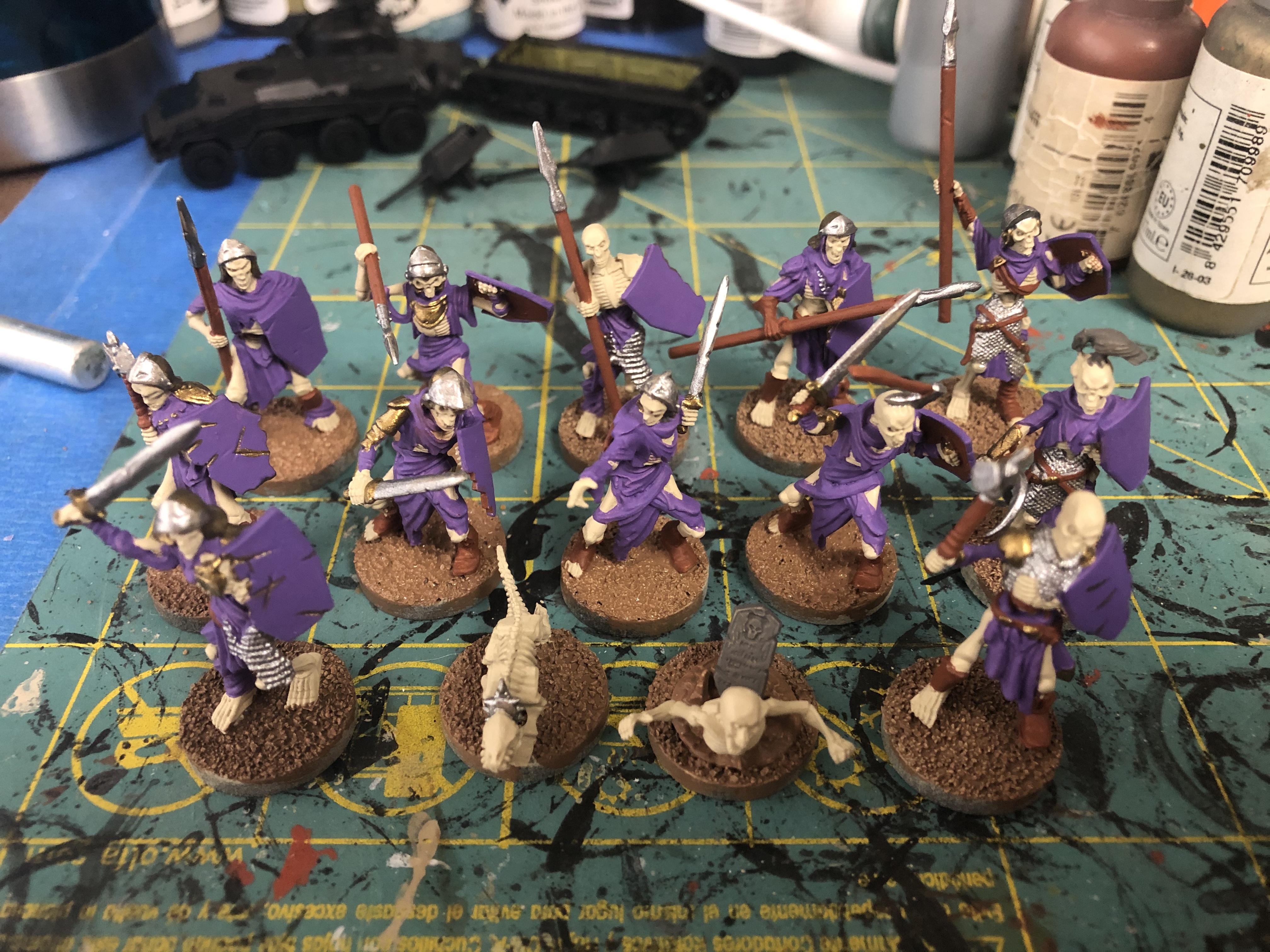 Kings Of War, Mantic, Rat, Skeletons, Undead, Work In Progress