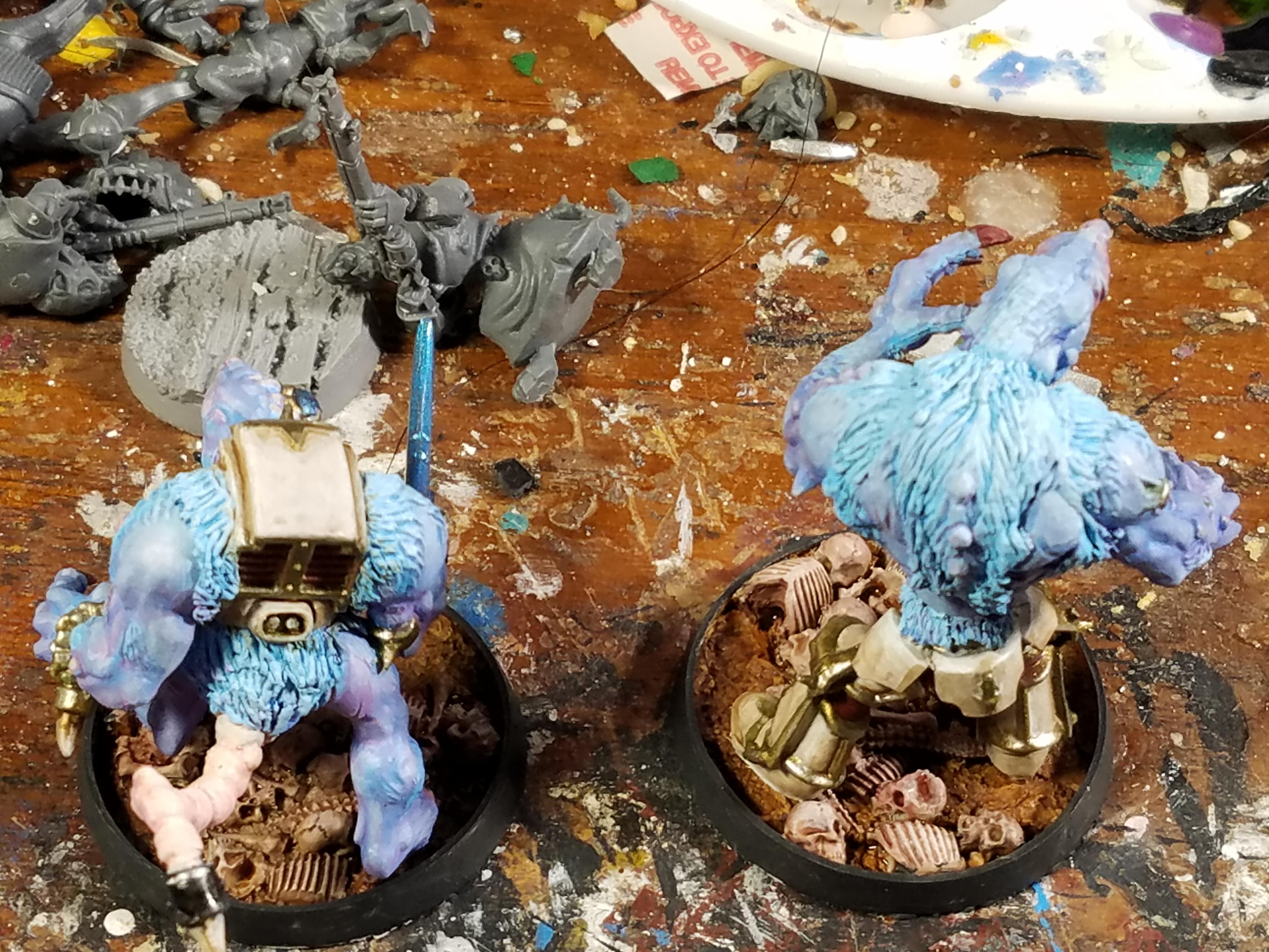 Chaos Space Marines, Games Workshop, Kitbash, Secret Weapon Bases, Skaven, Terminator Armor