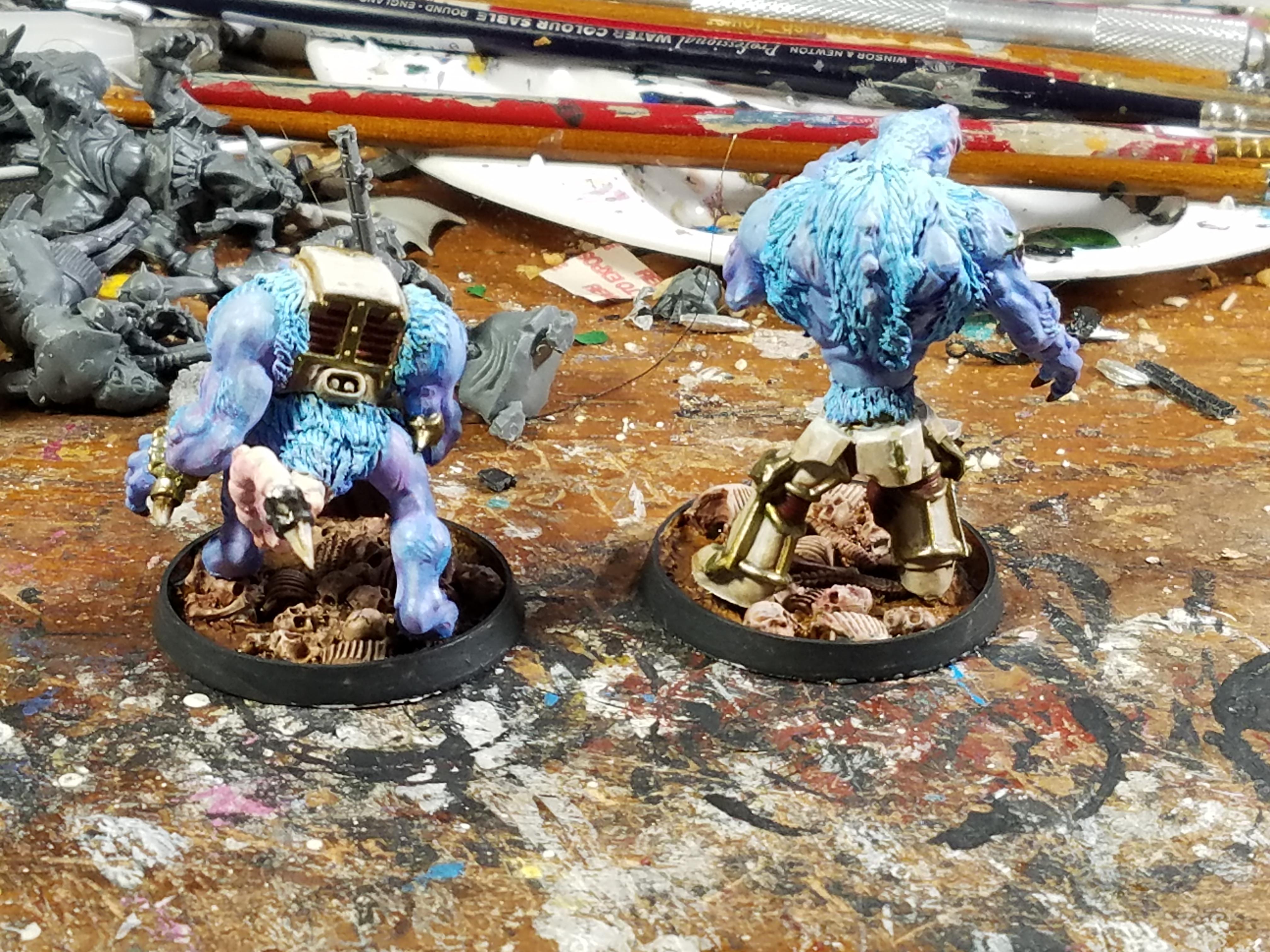 Chaos Space Marines, Games Workshop, Kitbash, Secret Weapon Bases, Skaven, Terminator Armor