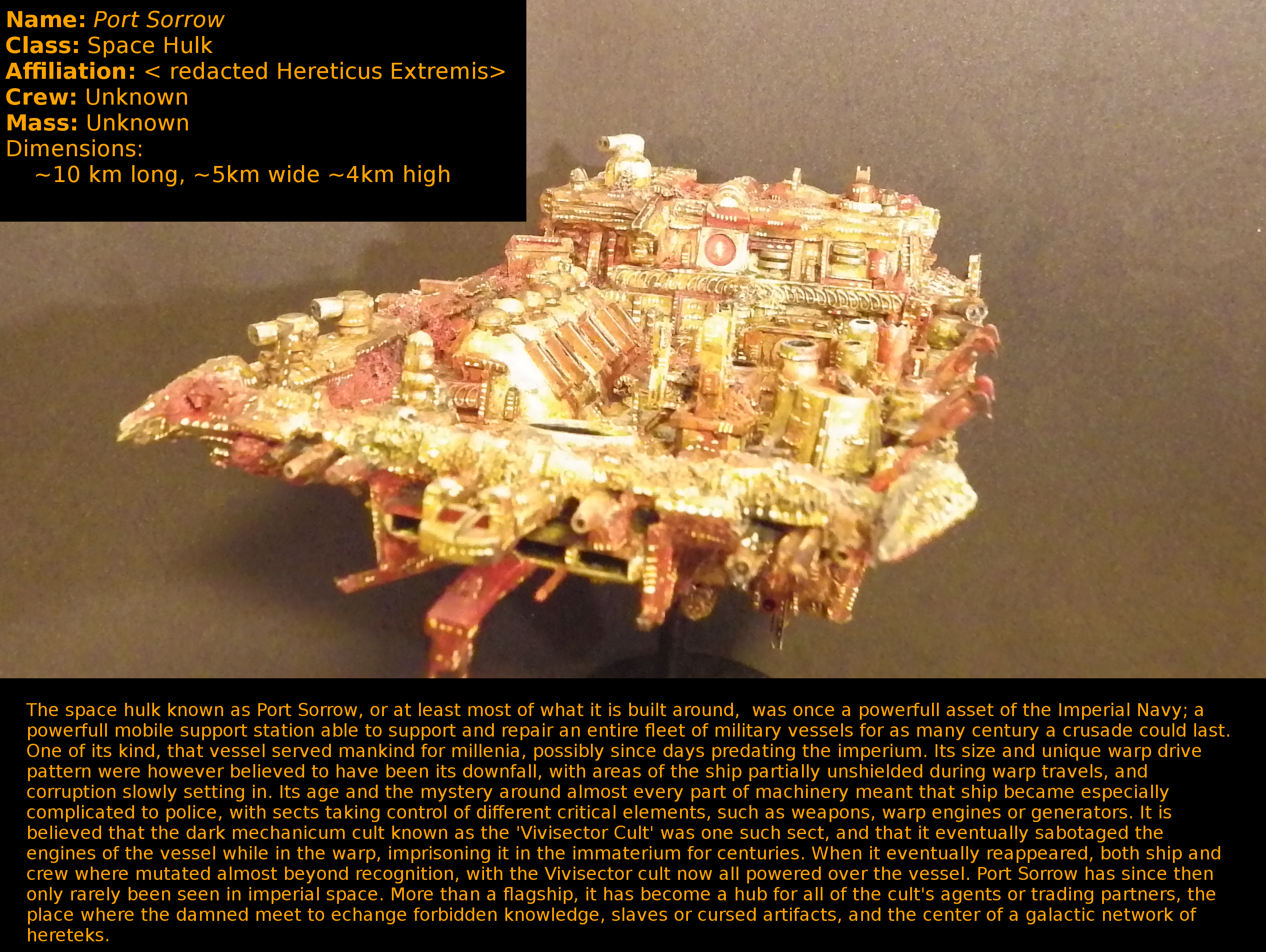 Battlefleet Gothic, Chaos, Scratch, Ship, Space Hulk