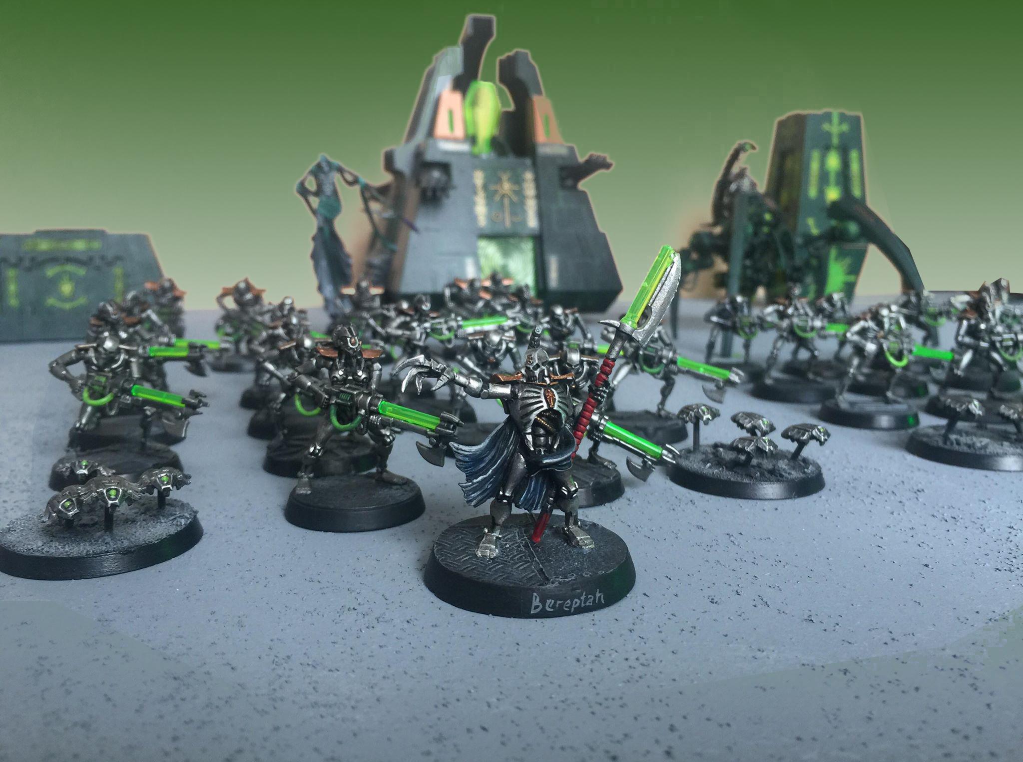 Necron Lord, Necrons, Urban Base, Warhammer 40,000
