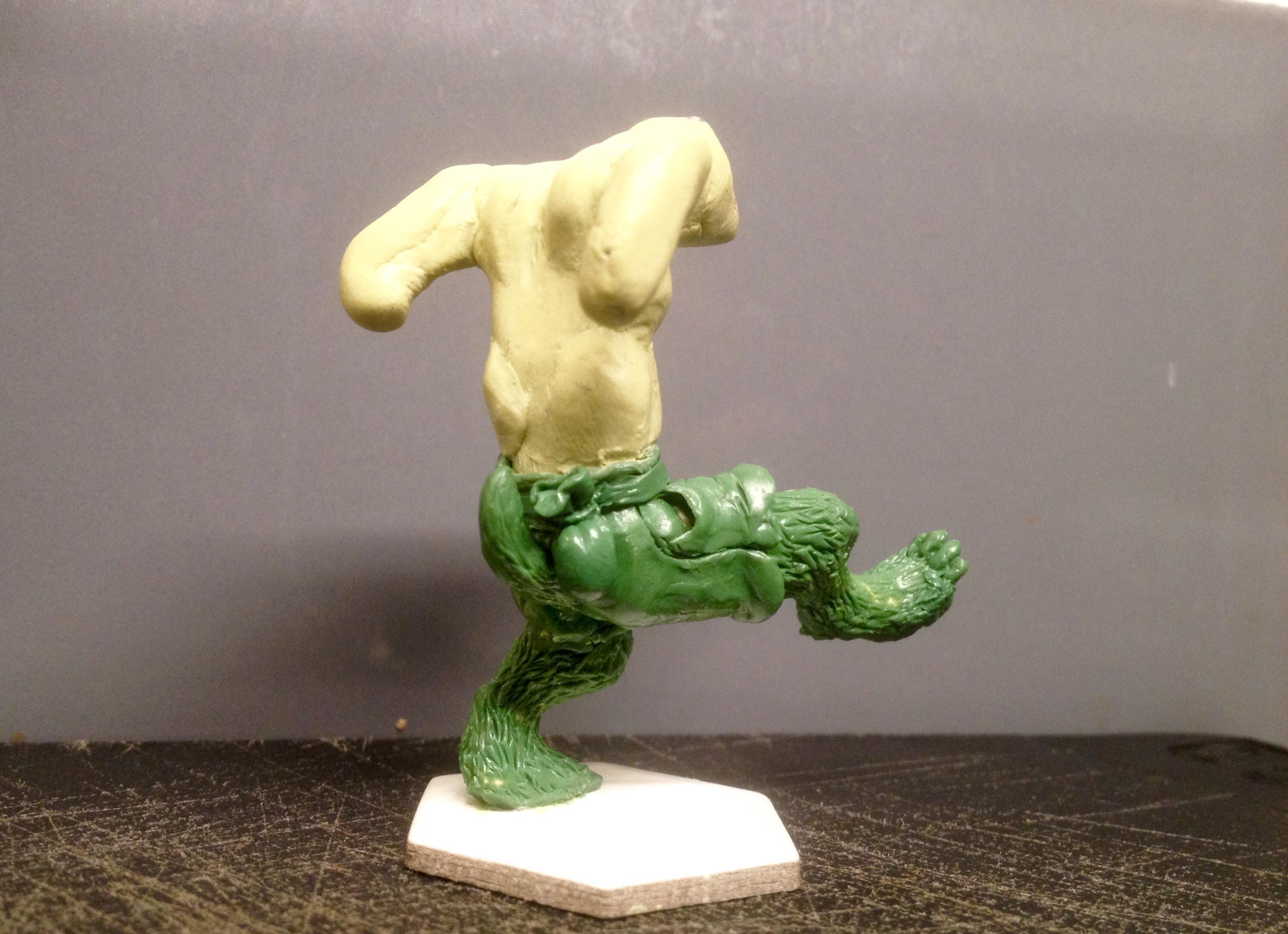 Greenstuff, Sculpting, Work In Progress