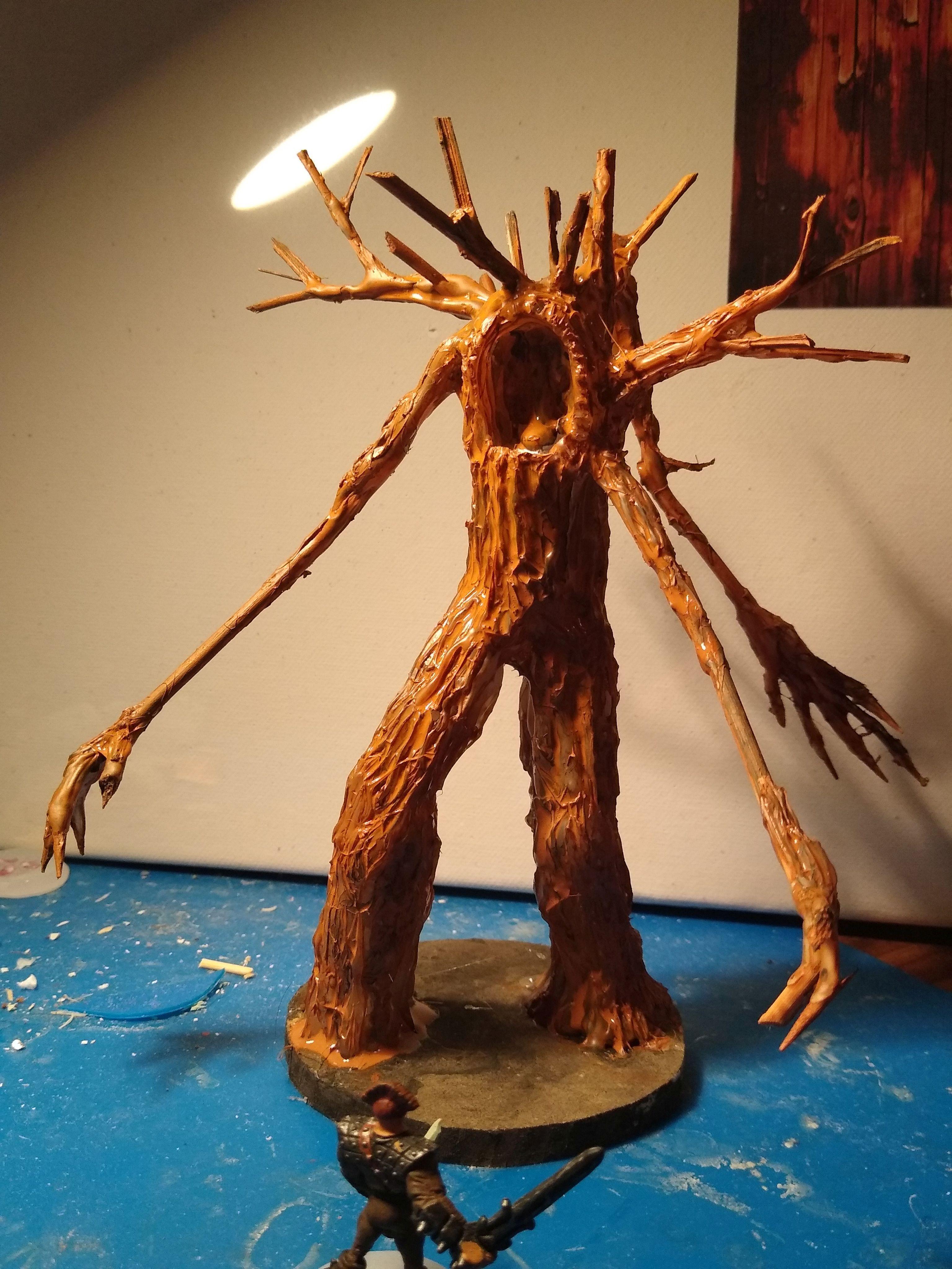 Dragon, Dungeons, Dungeons And Dragons, Ent, Mini, Miniature, Sculpting, Treant