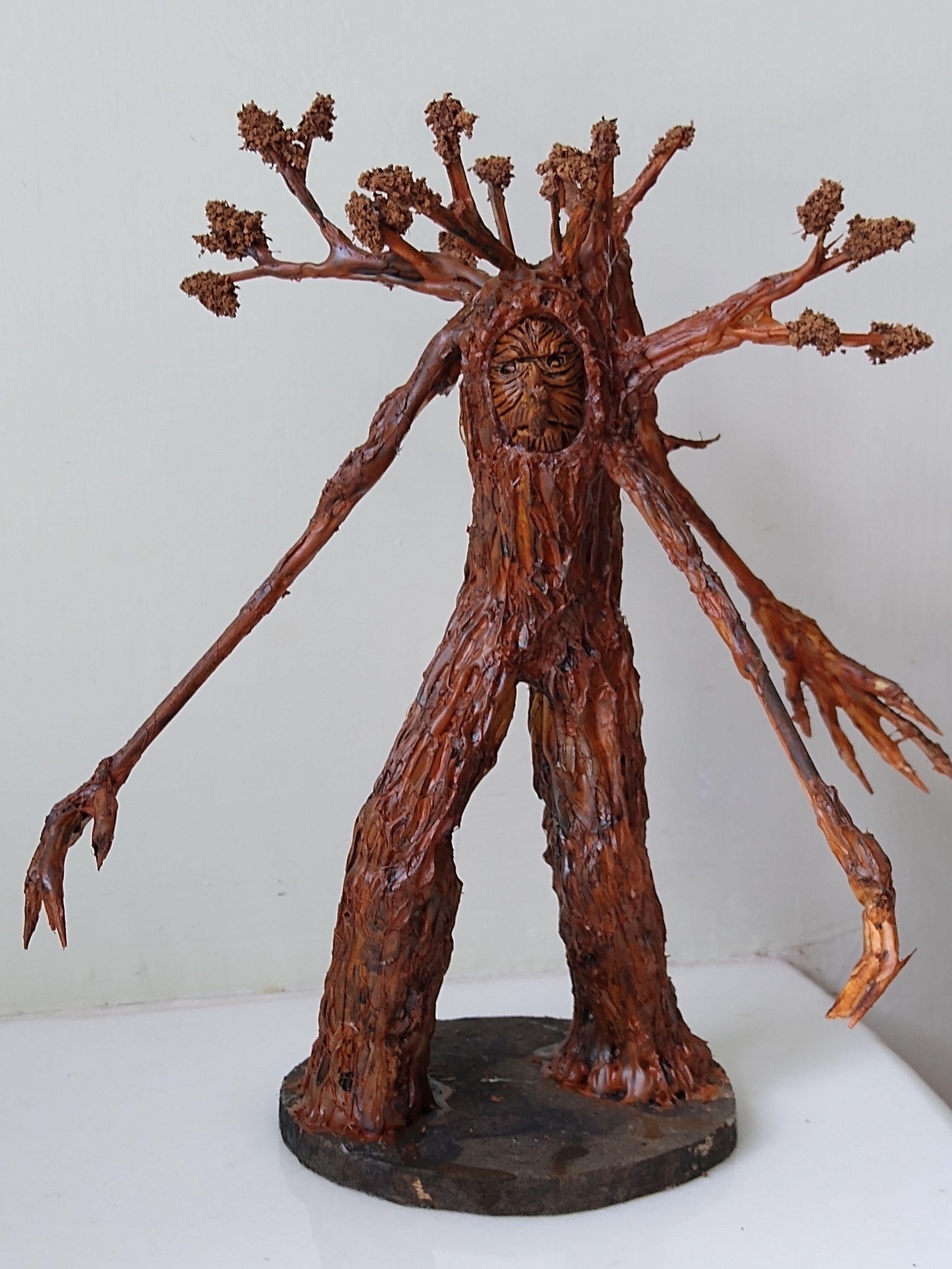 Dragon, Dungeons, Dungeons And Dragons, Ent, Mini, Miniature, Sculpting, Treant
