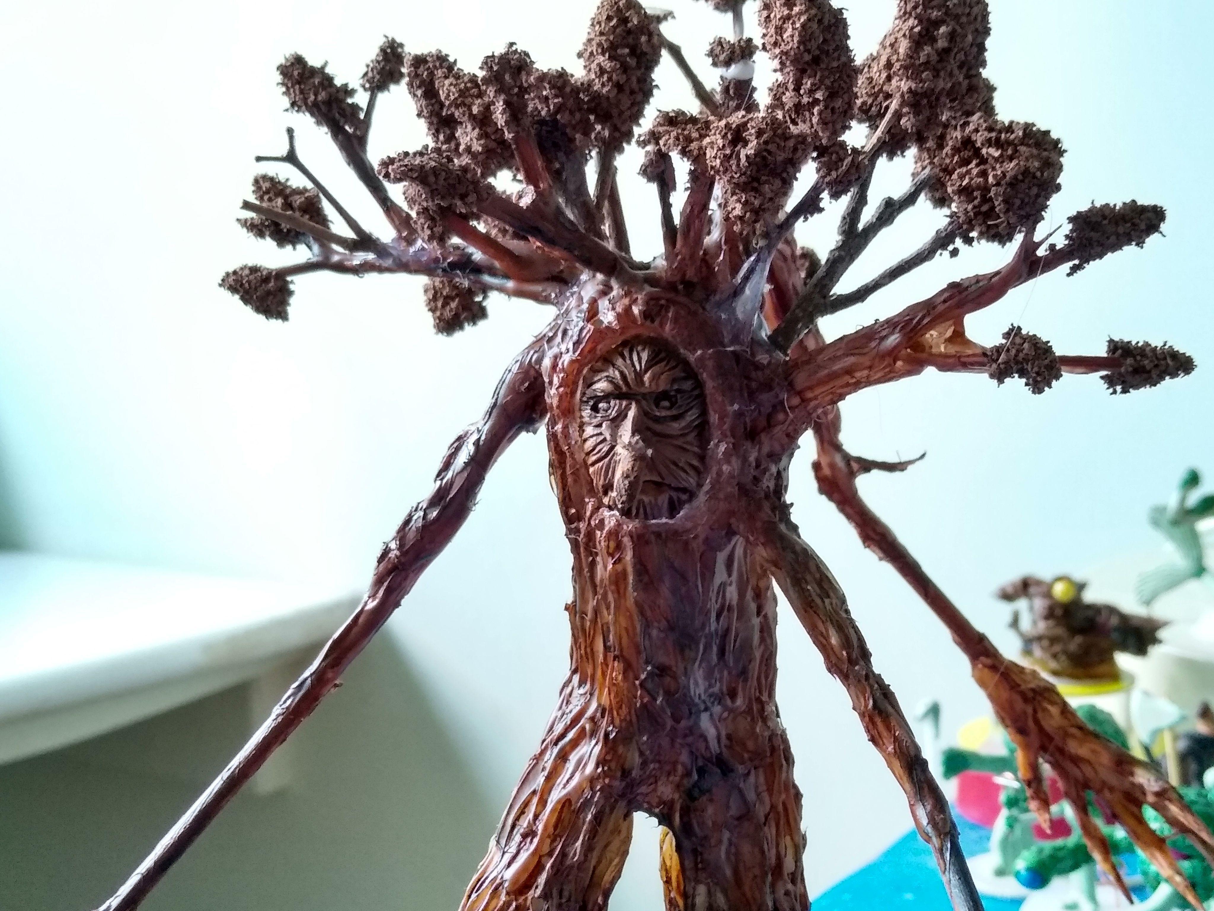 Dragon, Dungeons, Dungeons And Dragons, Ent, Mini, Miniature, Sculpting, Treant