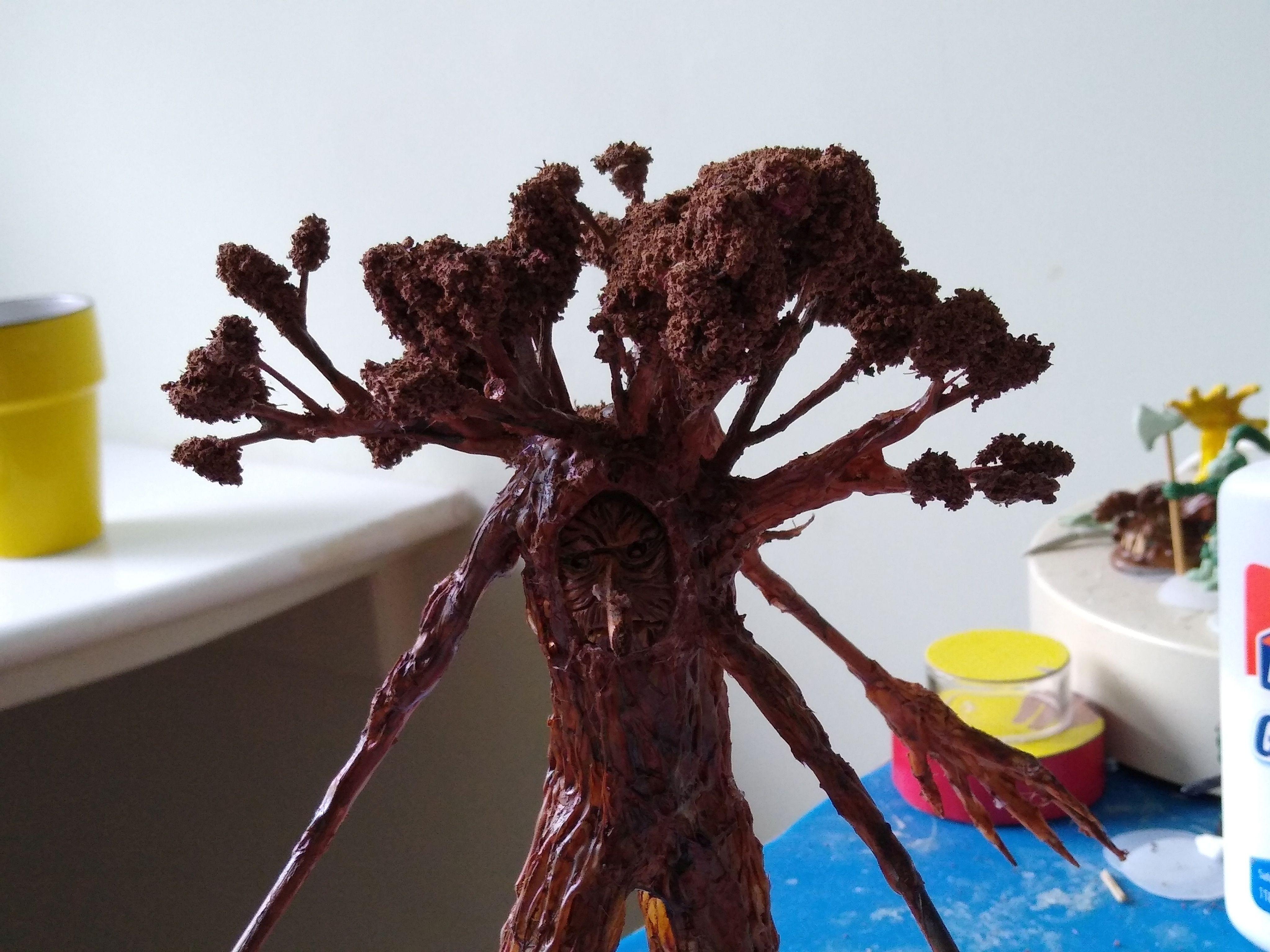 Dragon, Dungeons, Dungeons And Dragons, Ent, Mini, Miniature, Sculpting, Treant