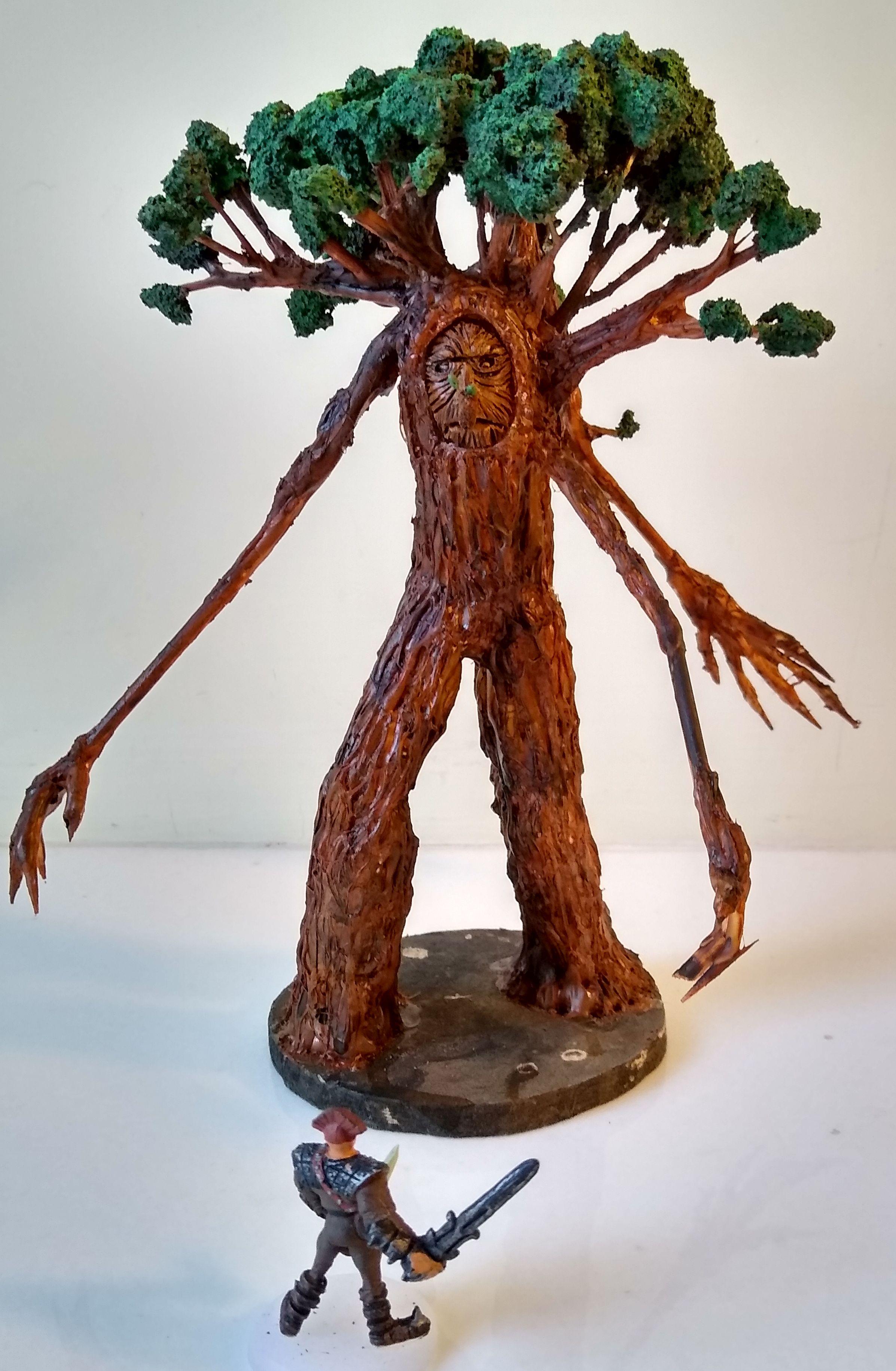 Dragon, Dungeons, Dungeons And Dragons, Ent, Mini, Miniature, Sculpting, Treant