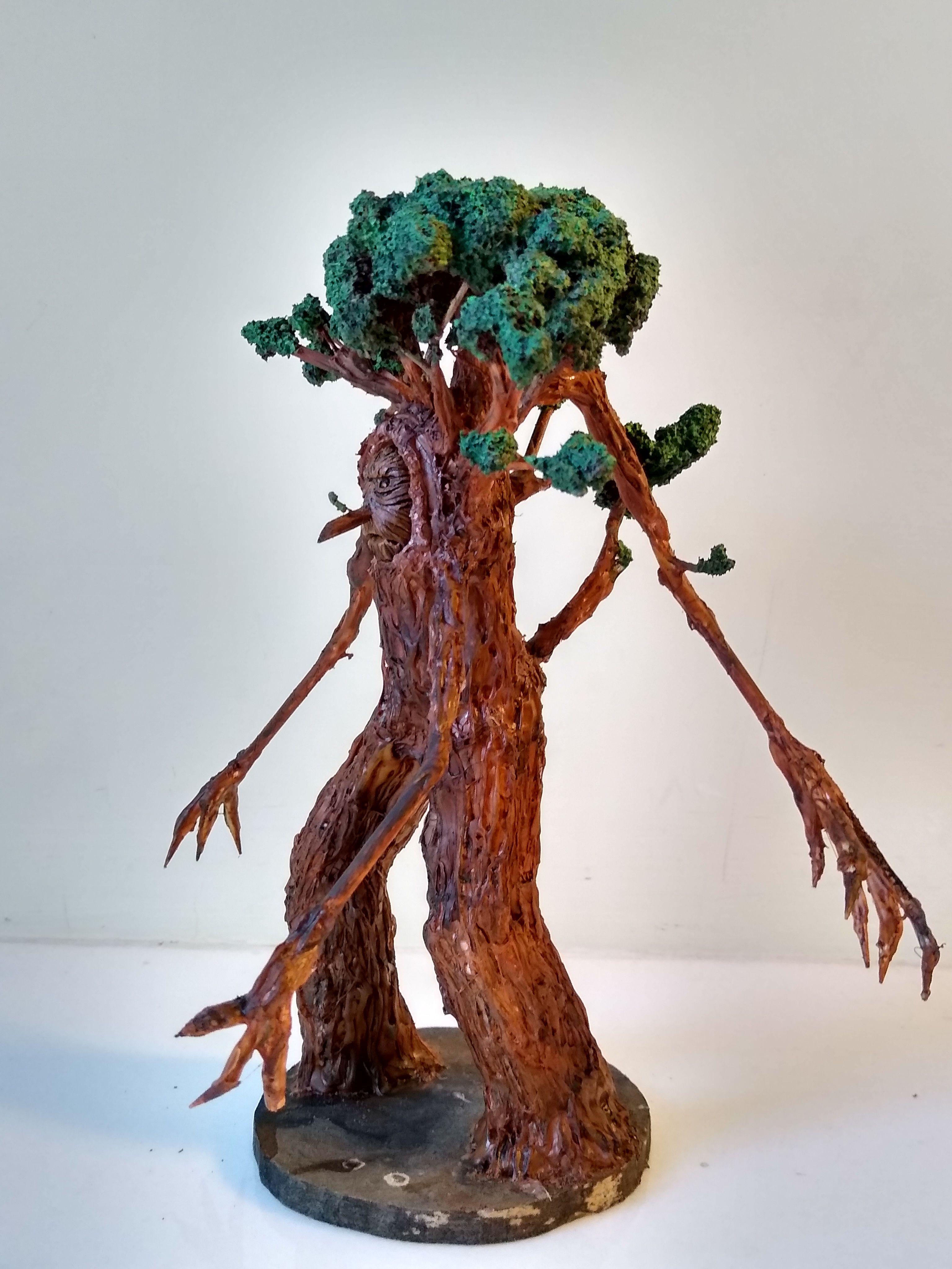 Dragon, Dungeons, Dungeons And Dragons, Ent, Mini, Miniature, Sculpting, Treant